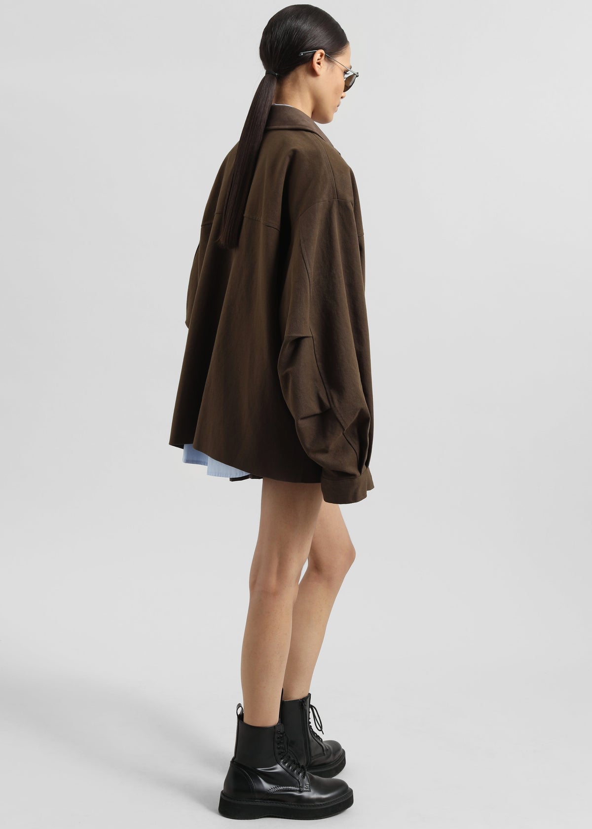 Malia Utility Jacket - Brown - 7