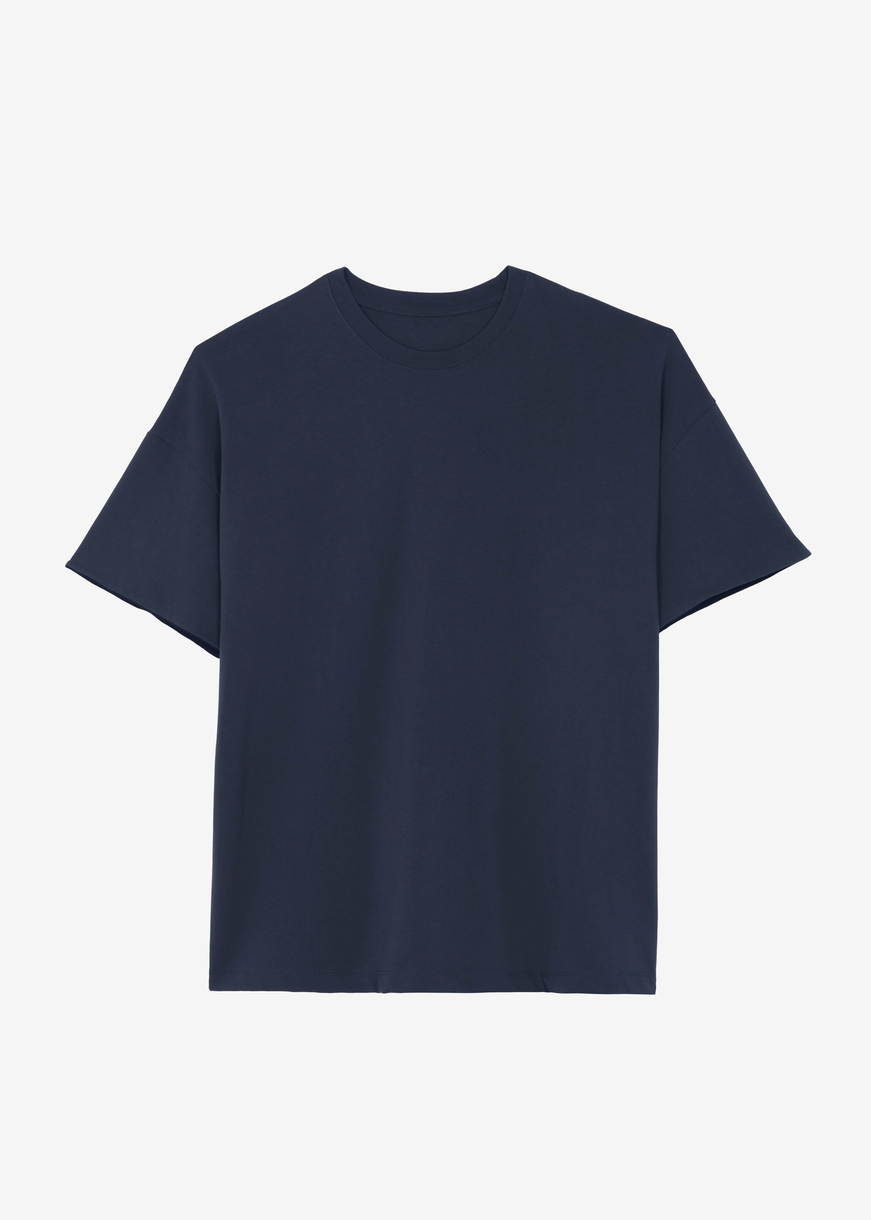 Mani Roll Up Sleeve Tee - Navy/Prune - 7