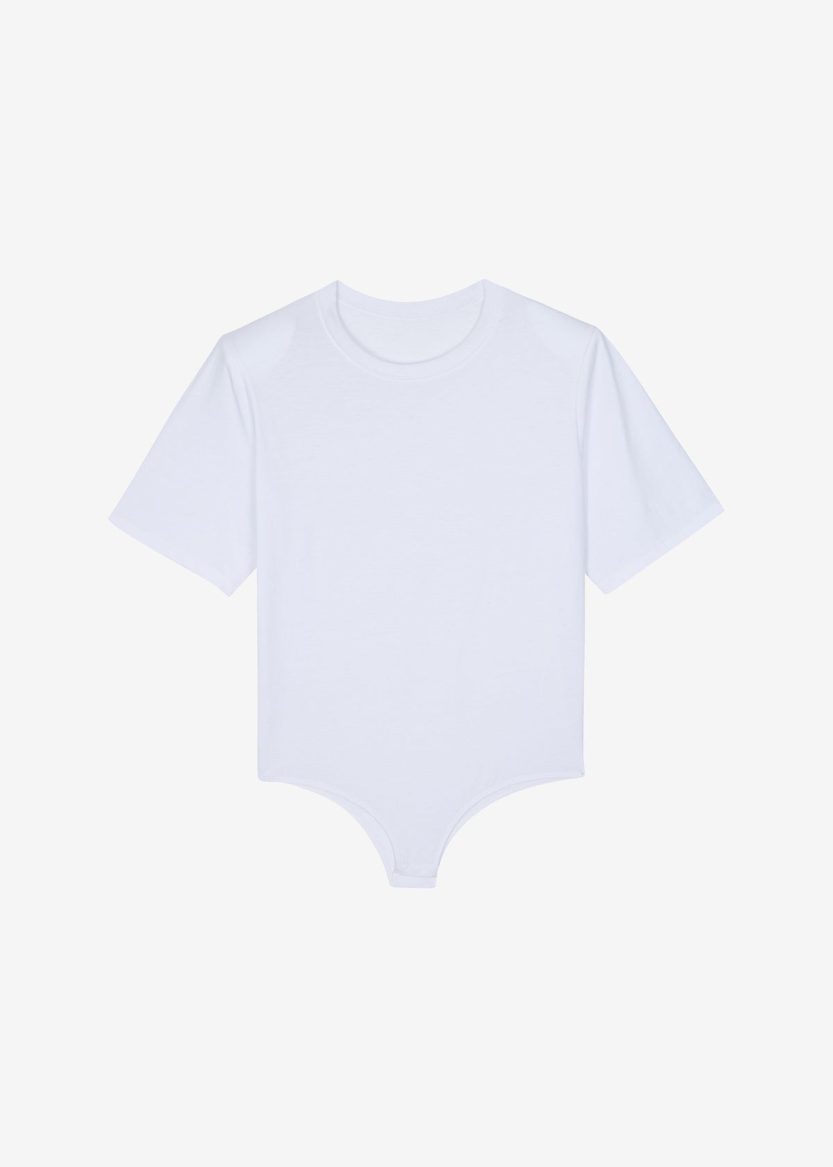 Meida Padded T-Shirt Bodysuit - White - 9
