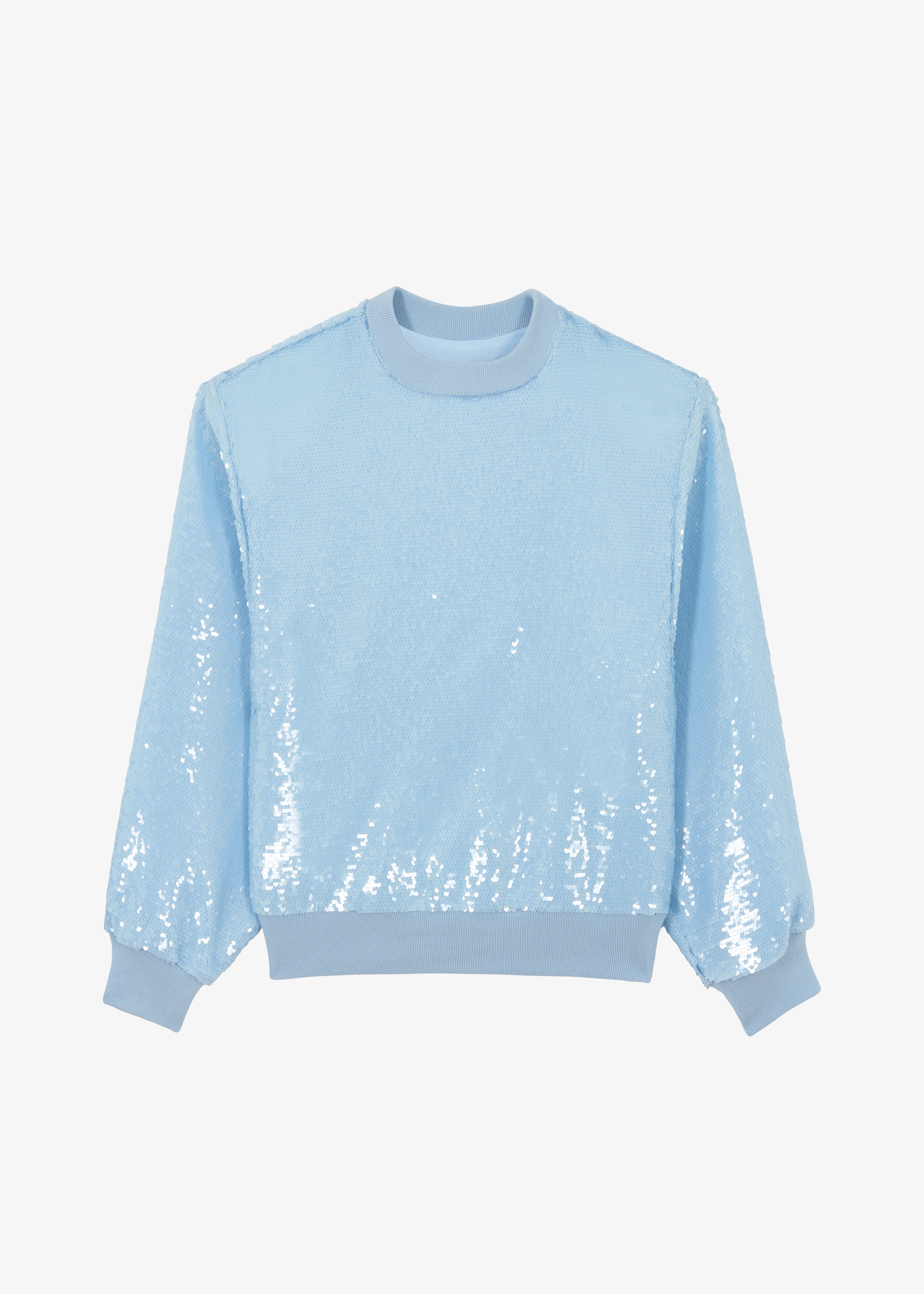 Metz Sequins Sweatshirt - Sky - 7