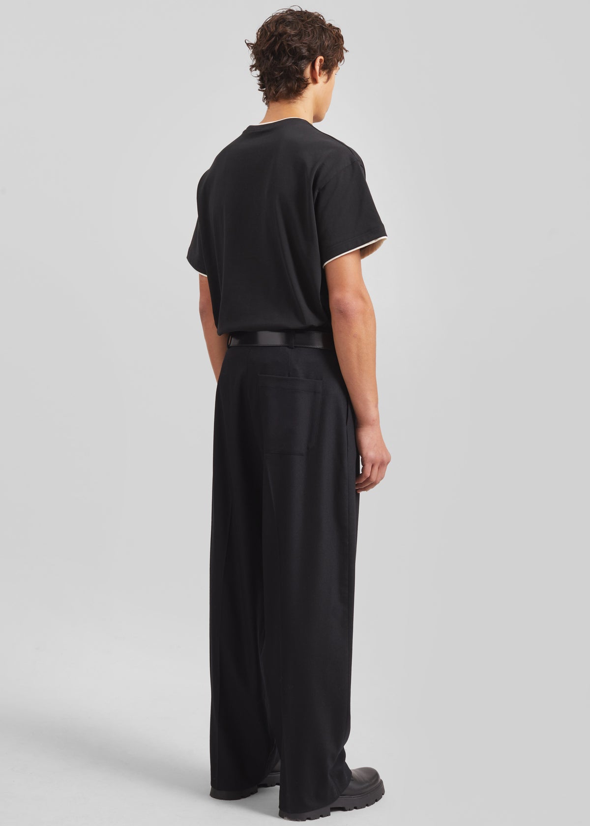 Milton Flannel Trousers - Black - 6