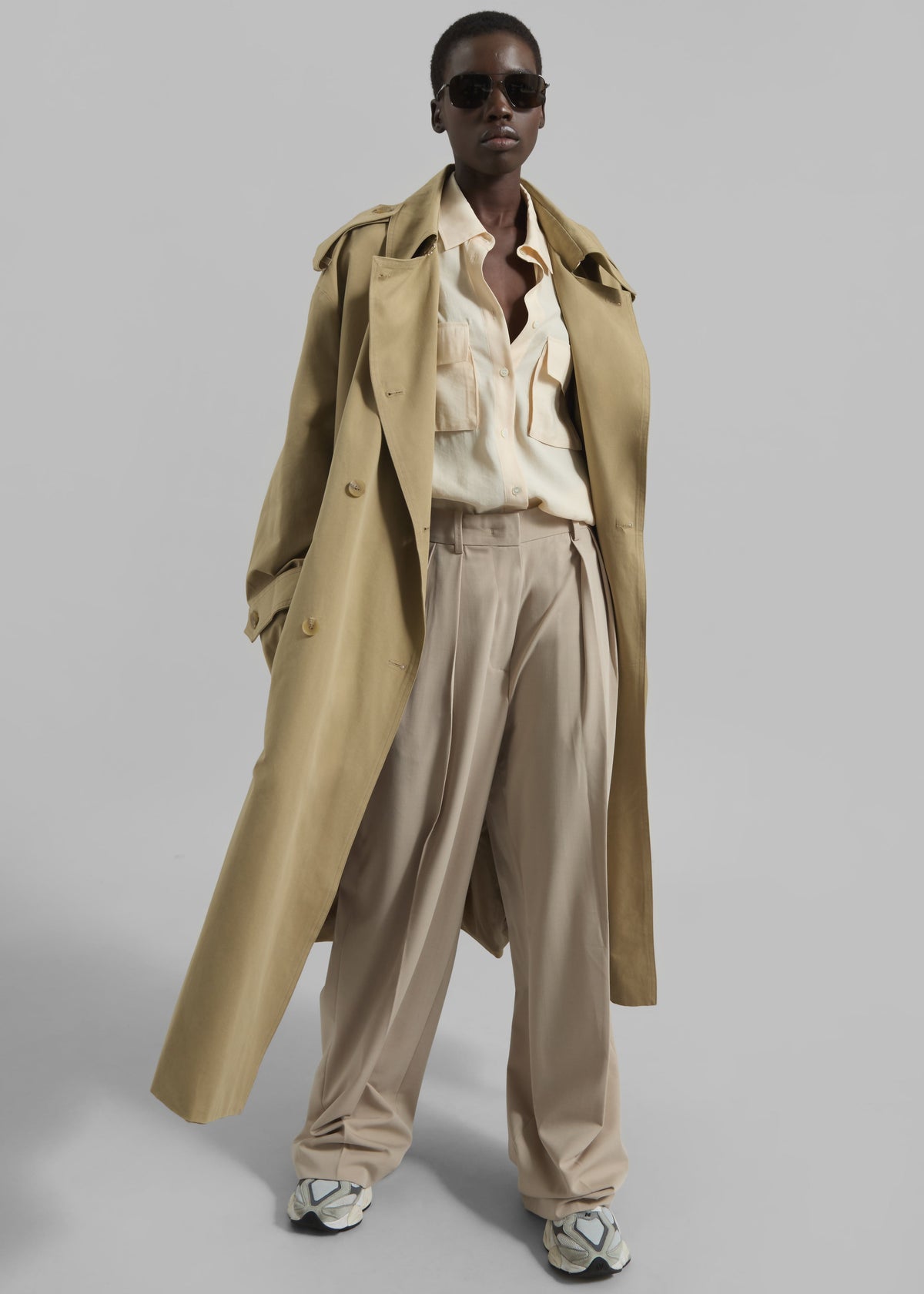 Nabesna Trench Coat - Beige - 2