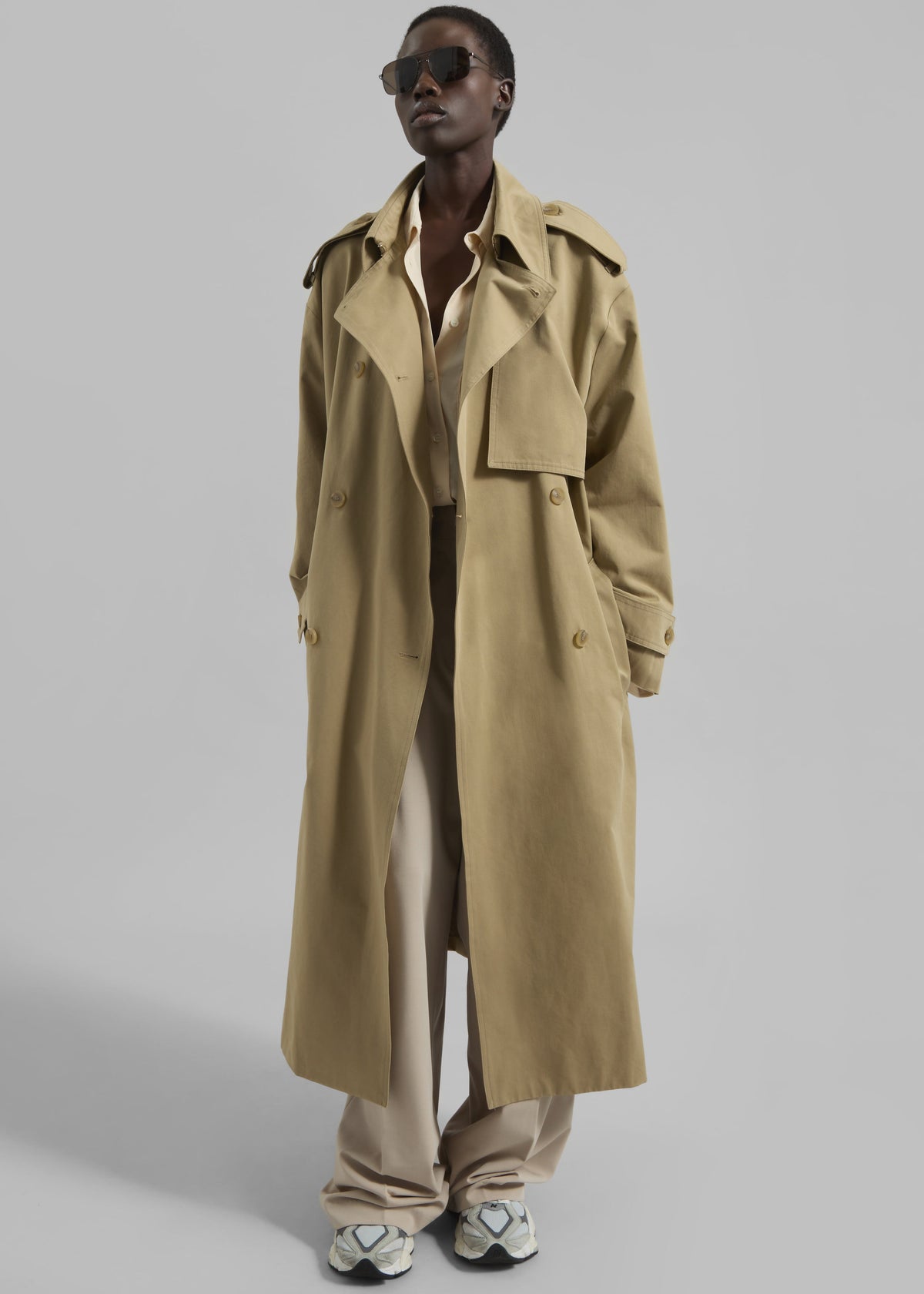 Nabesna Trench Coat - Beige - 1