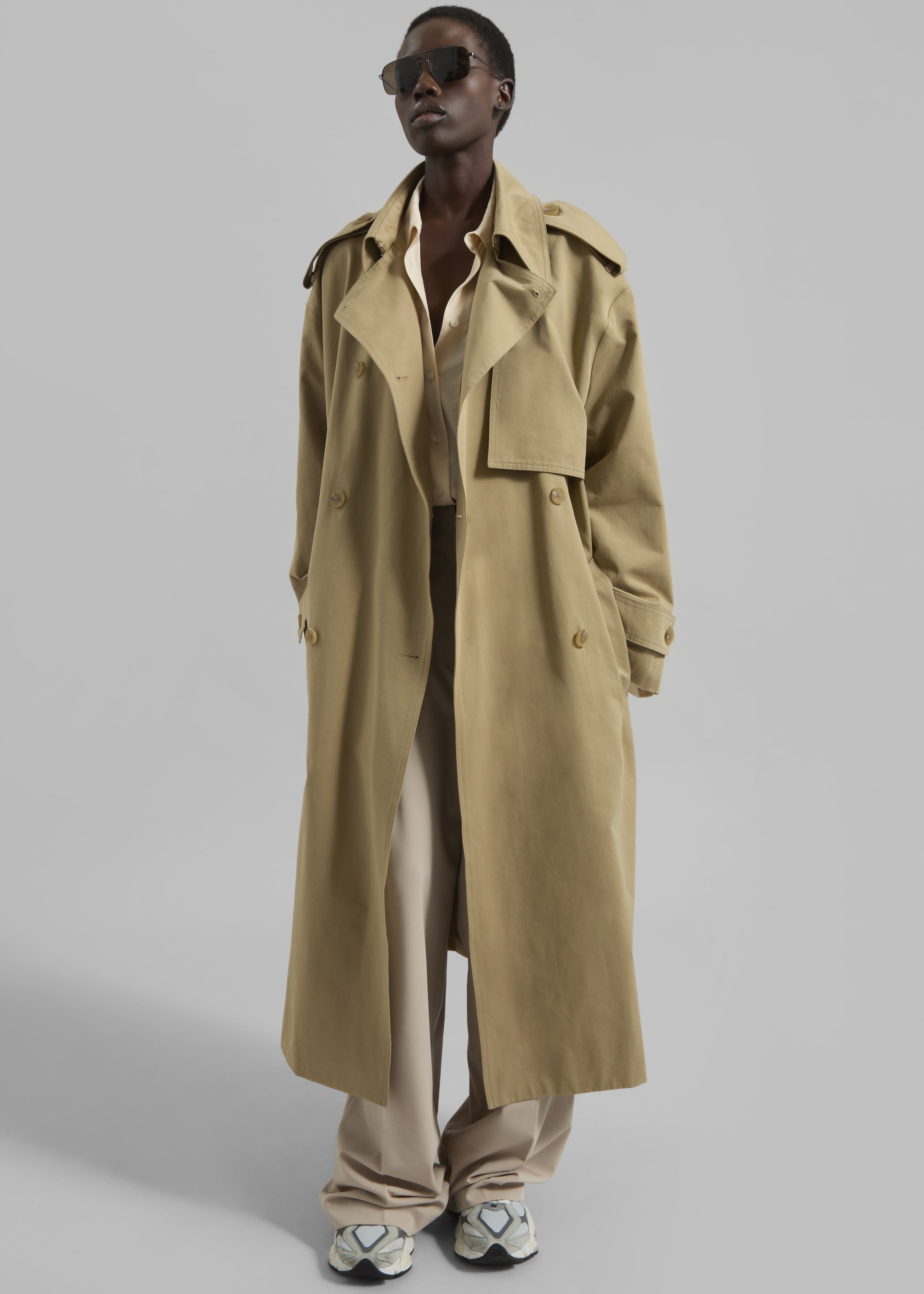 Nabesna Trench Coat - Beige - 1