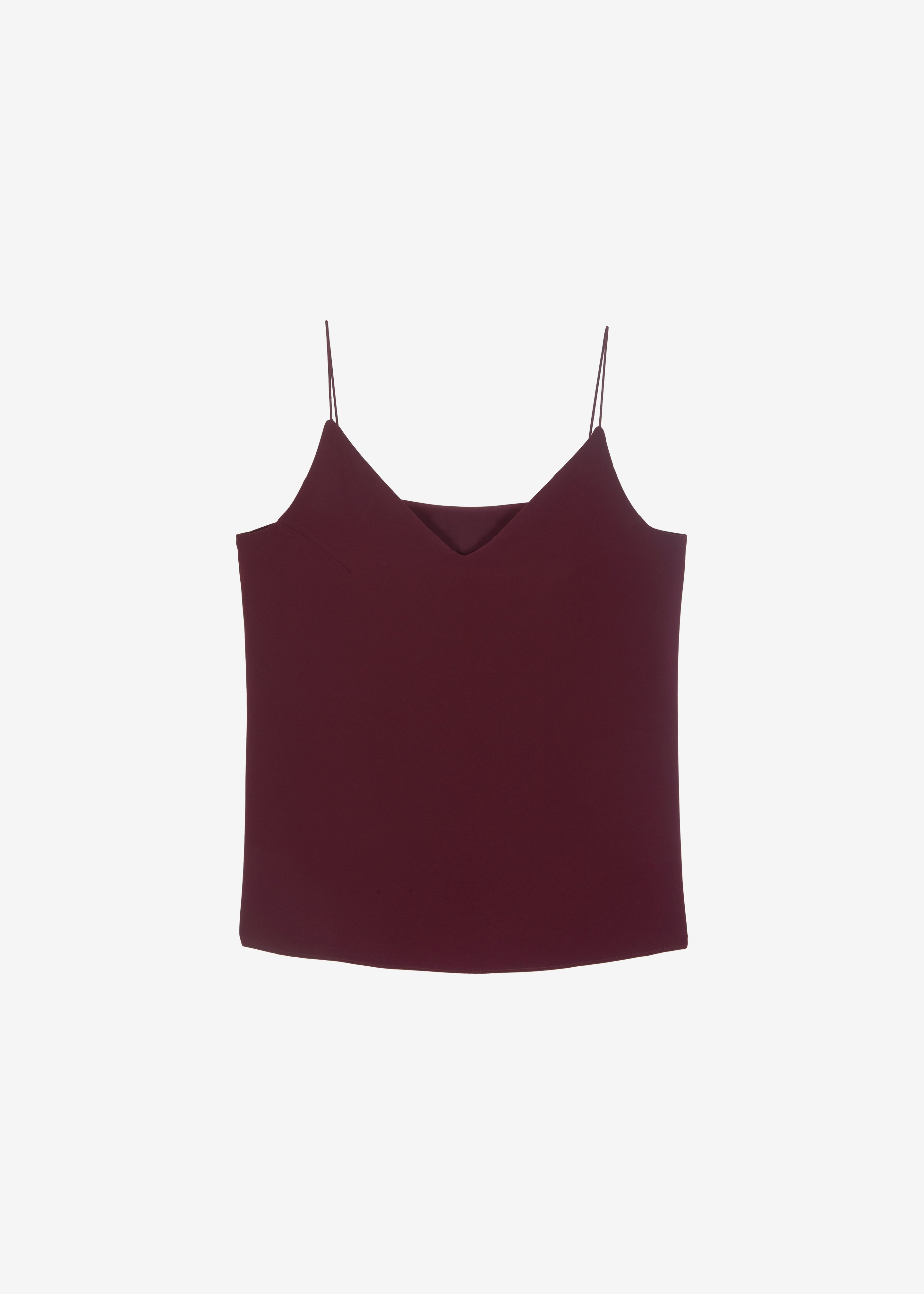 Narine Boxy Top - Burgundy - 7