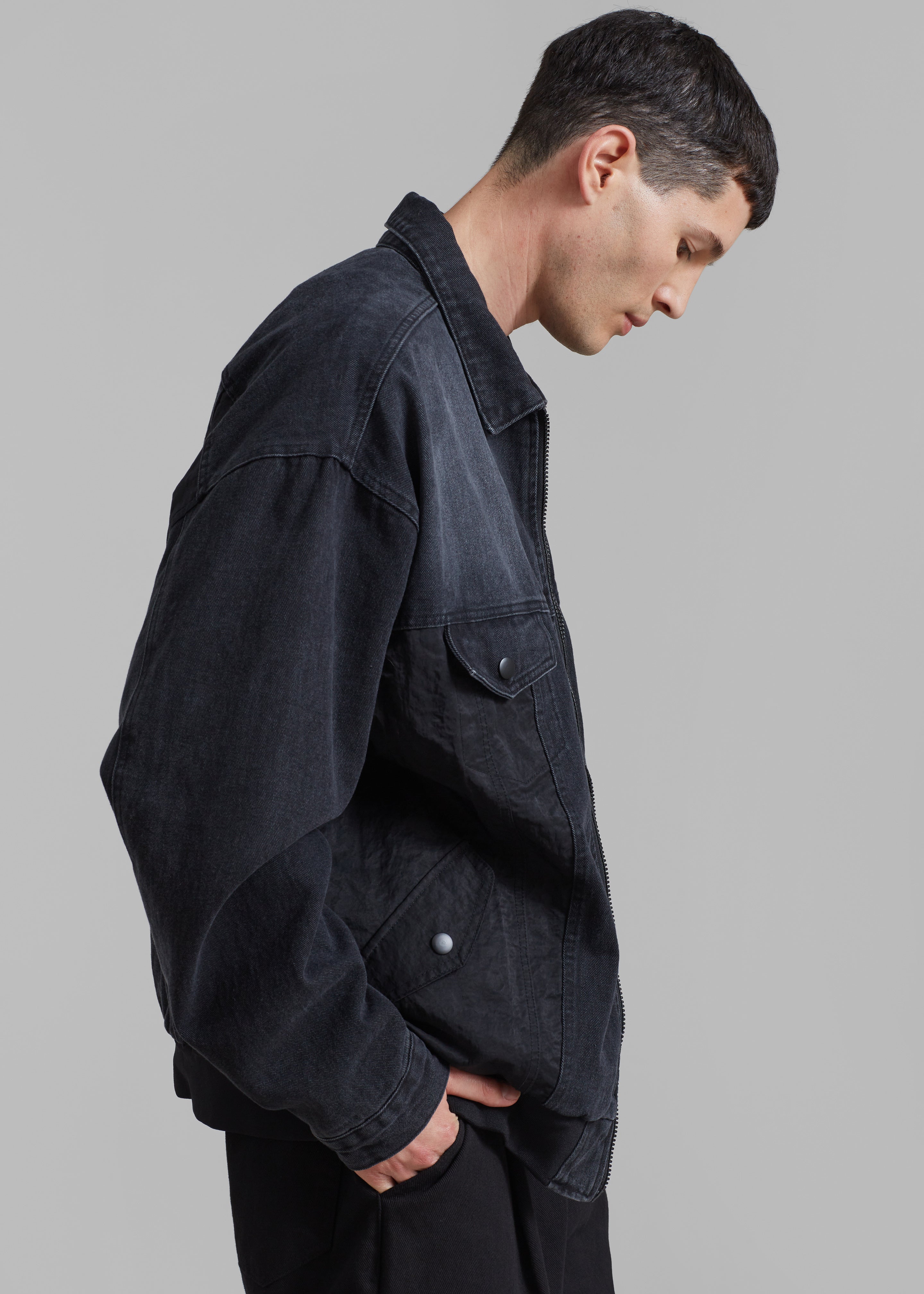 Nash Denim Jacket - Black - 4