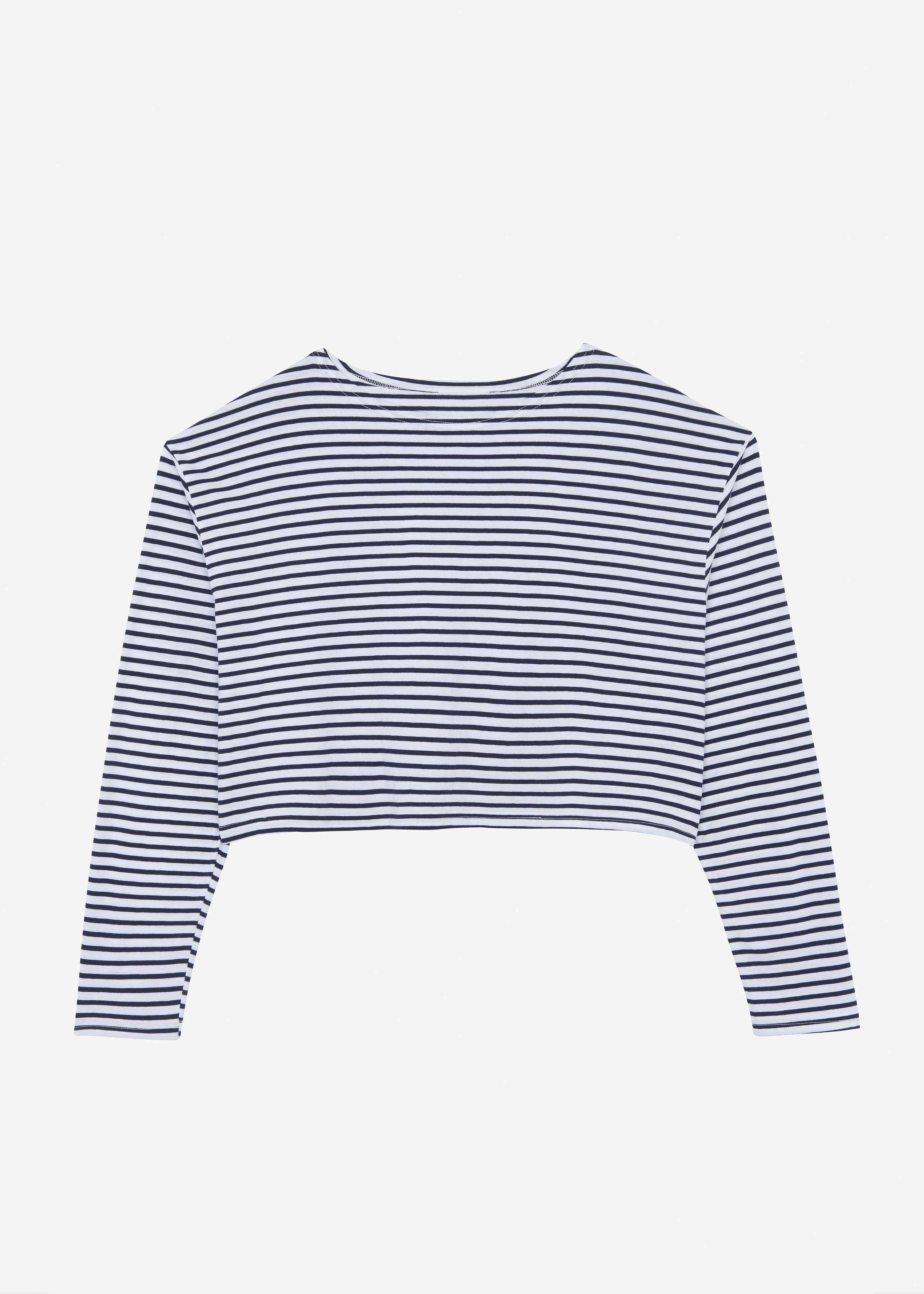 Neha Cropped Top - Navy Stripe - 6