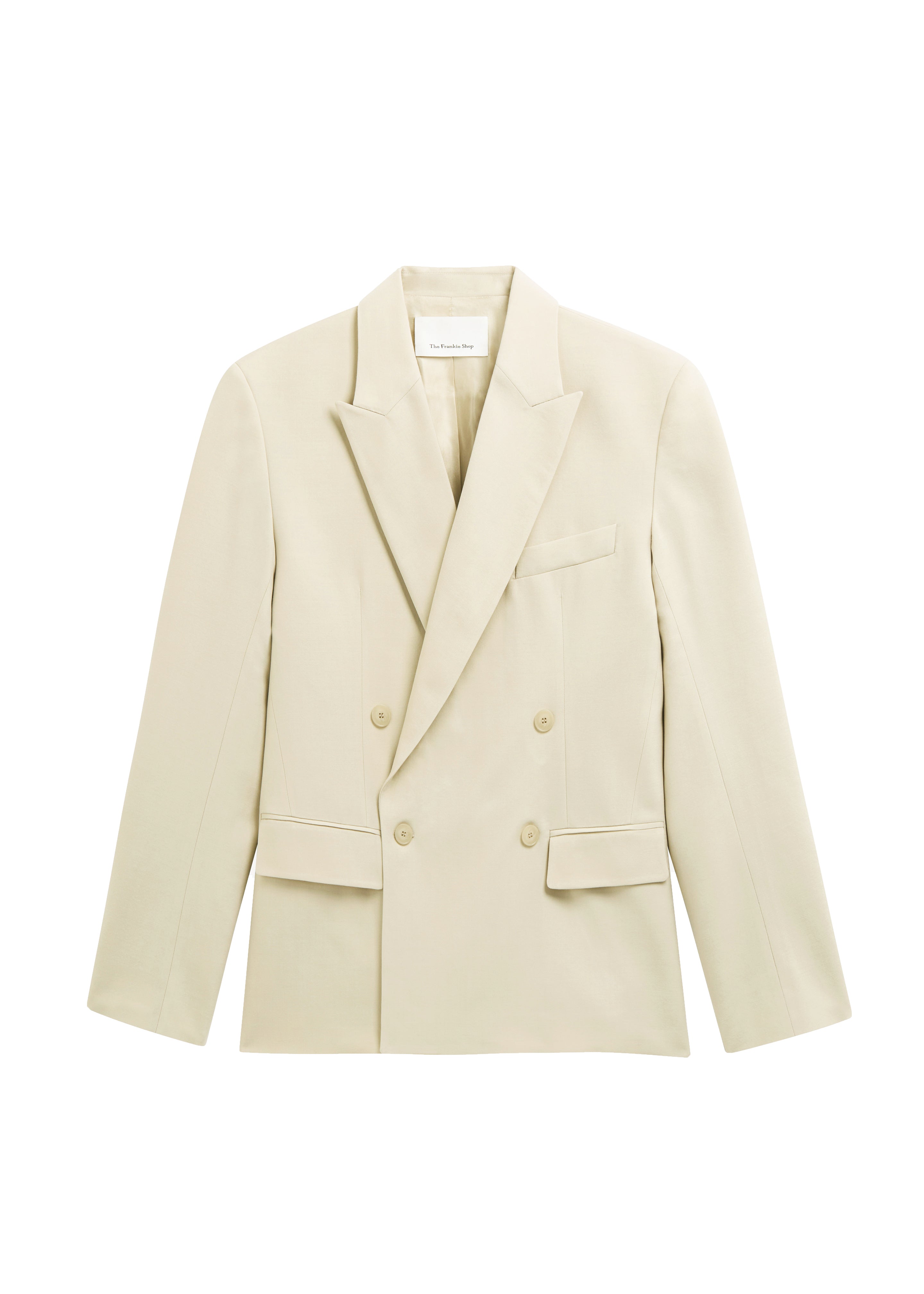 Newark Double Breasted Blazer - Cement - 11
