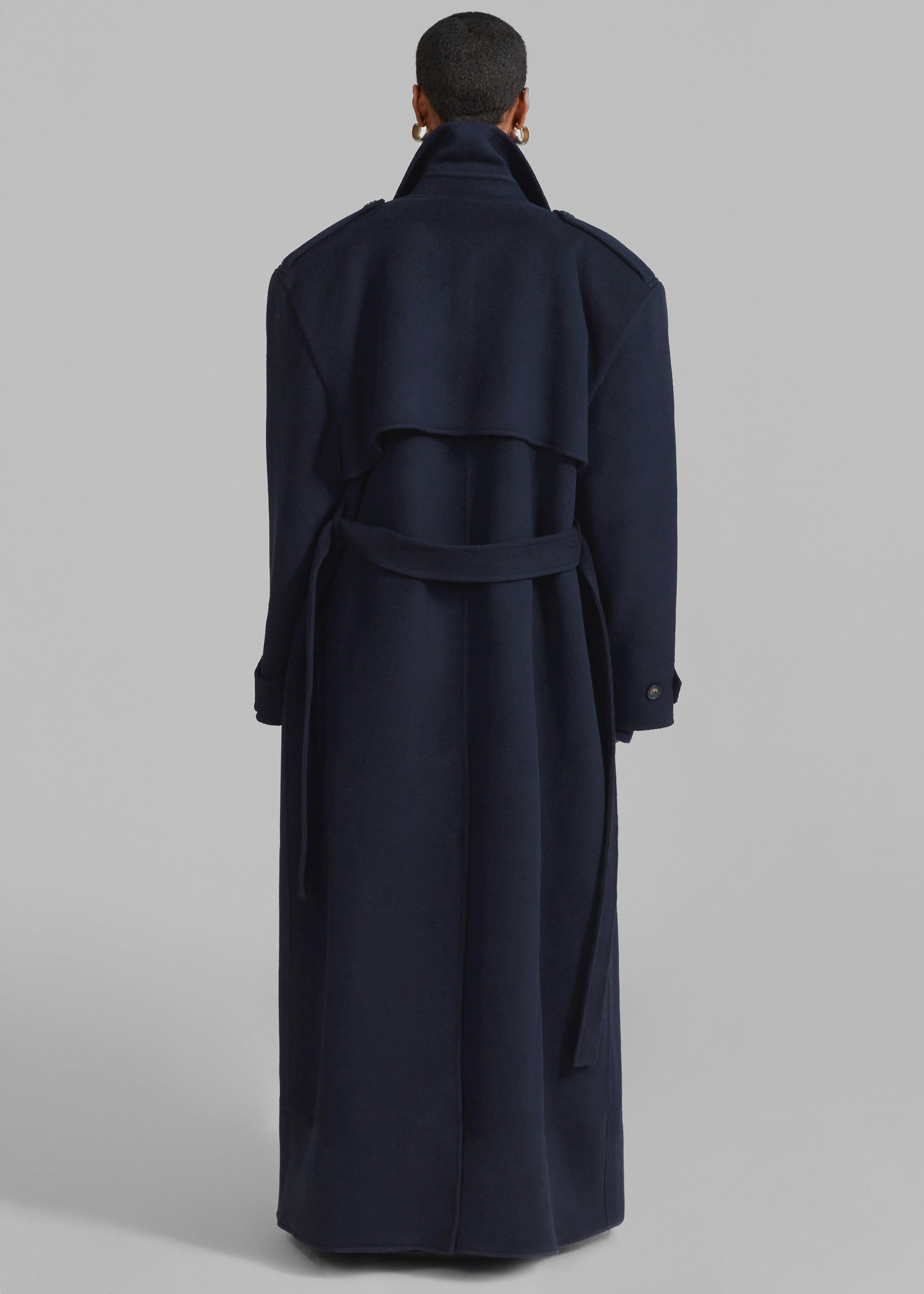 Nikola Padded Trench Coat - Navy - 11