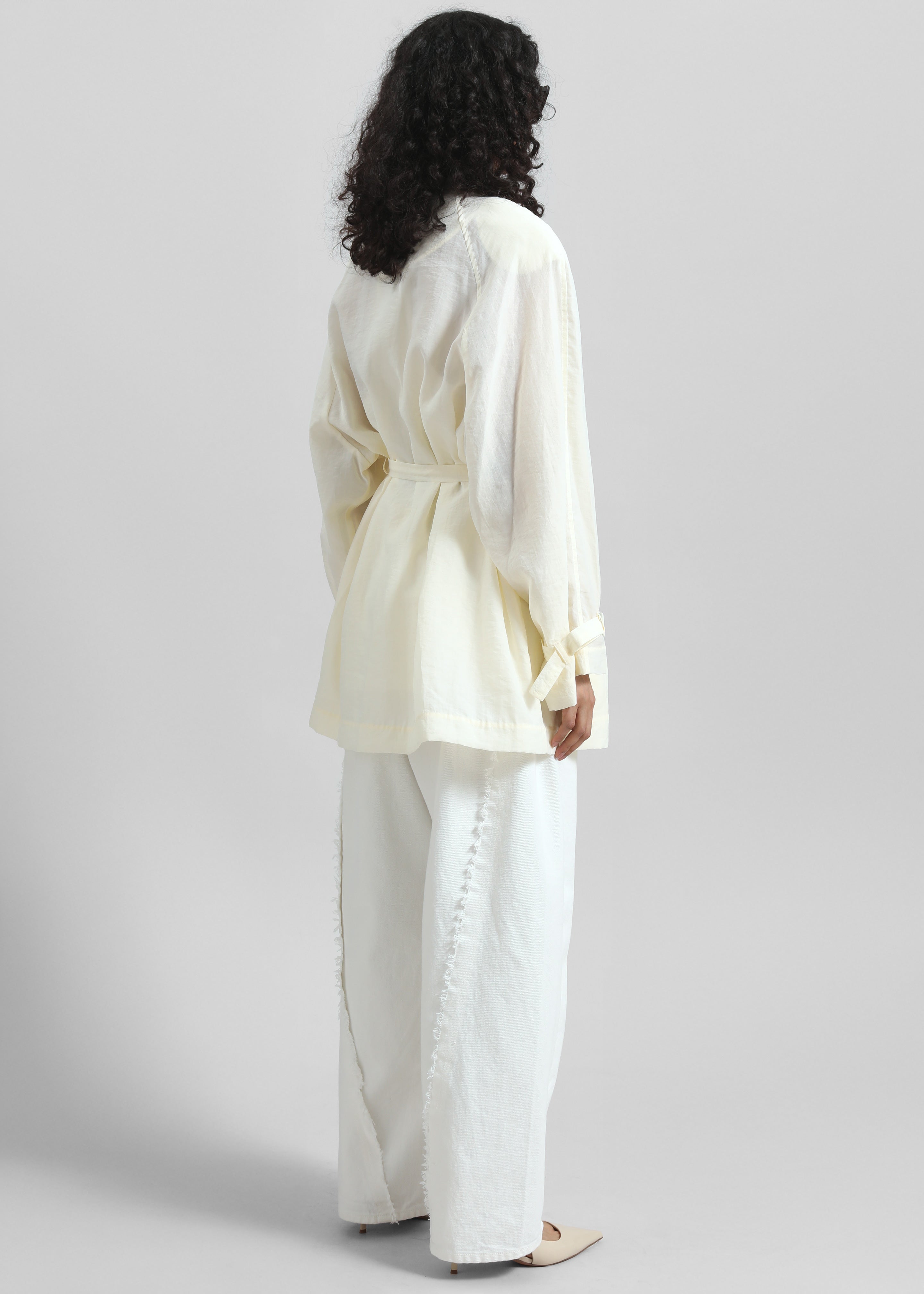 Noema Sheer Light Jacket - Ivory - 6