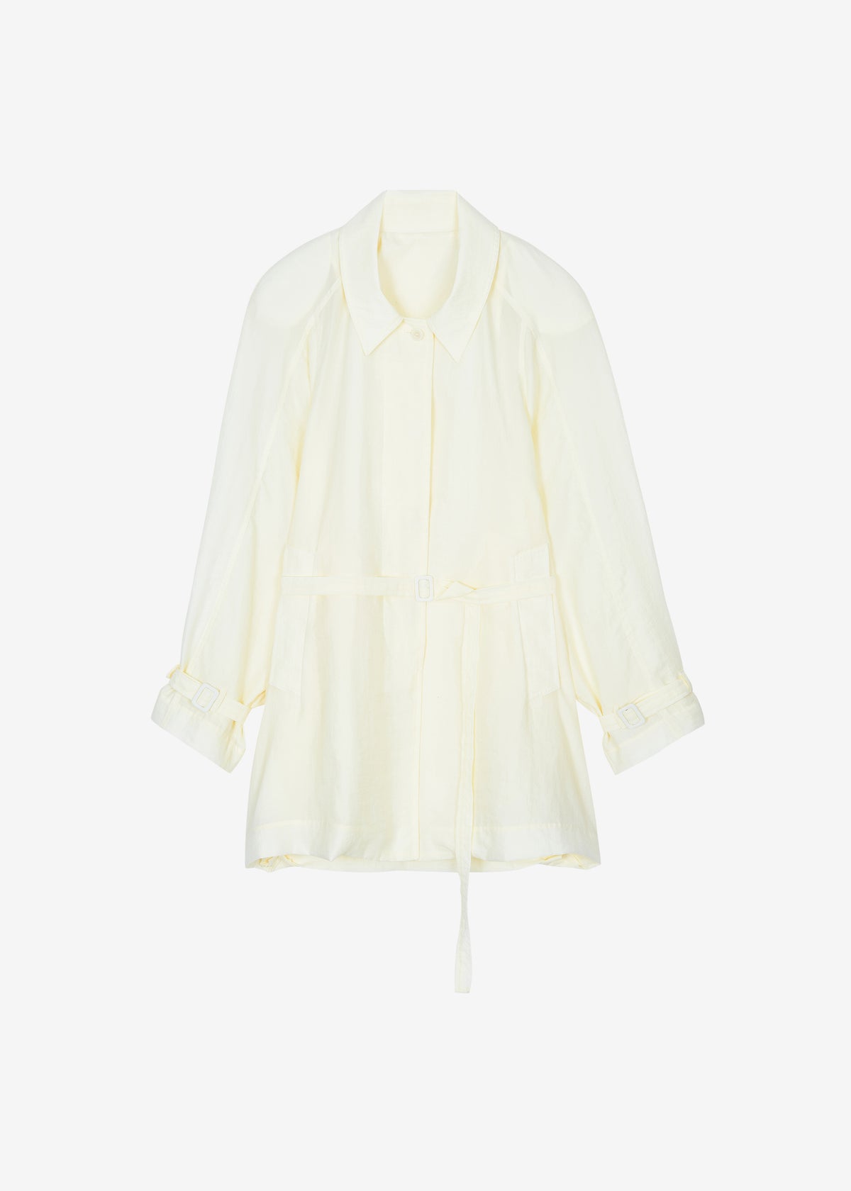 Noema Sheer Light Jacket - Ivory - 7