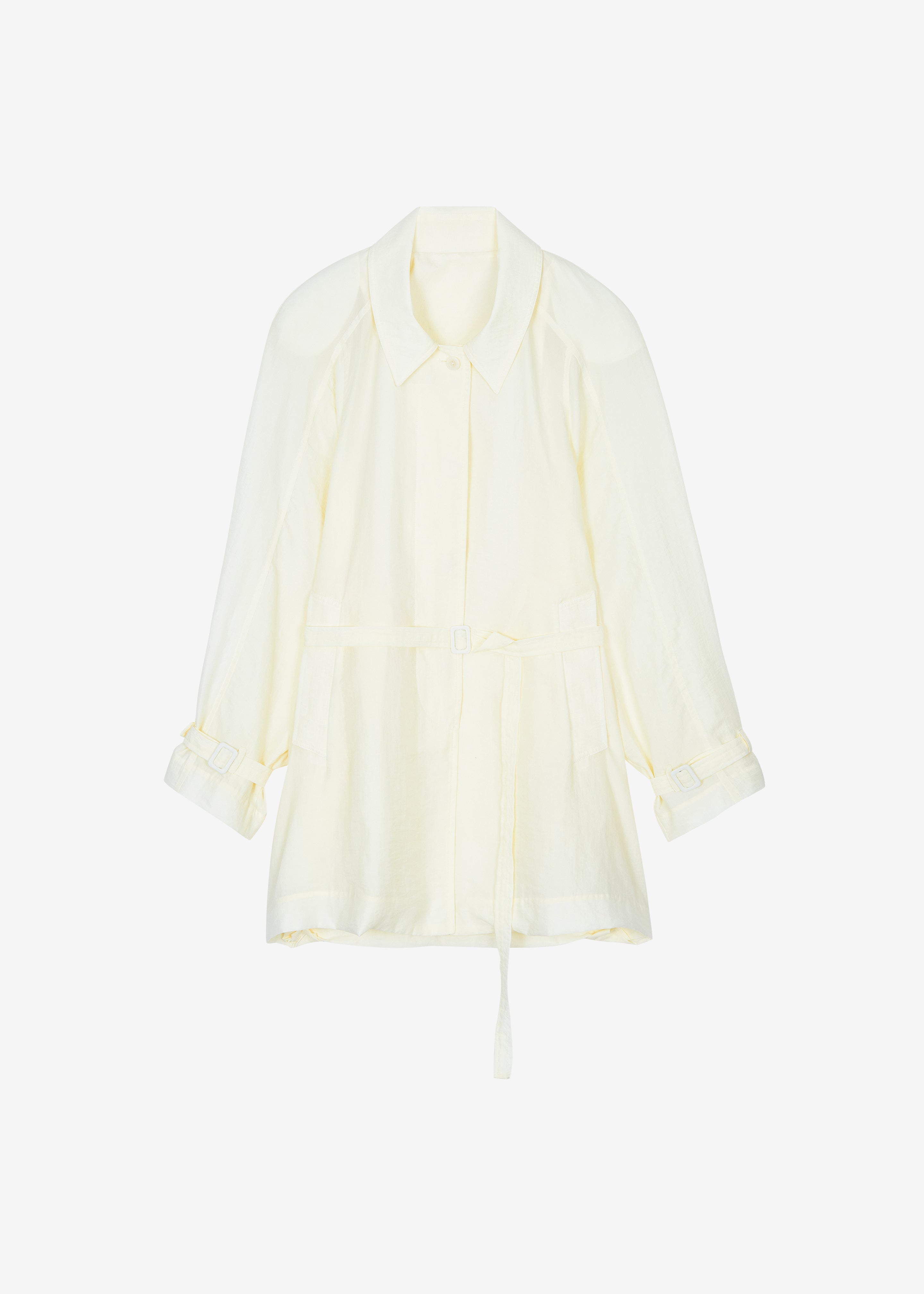 Noema Sheer Light Jacket - Ivory - 7
