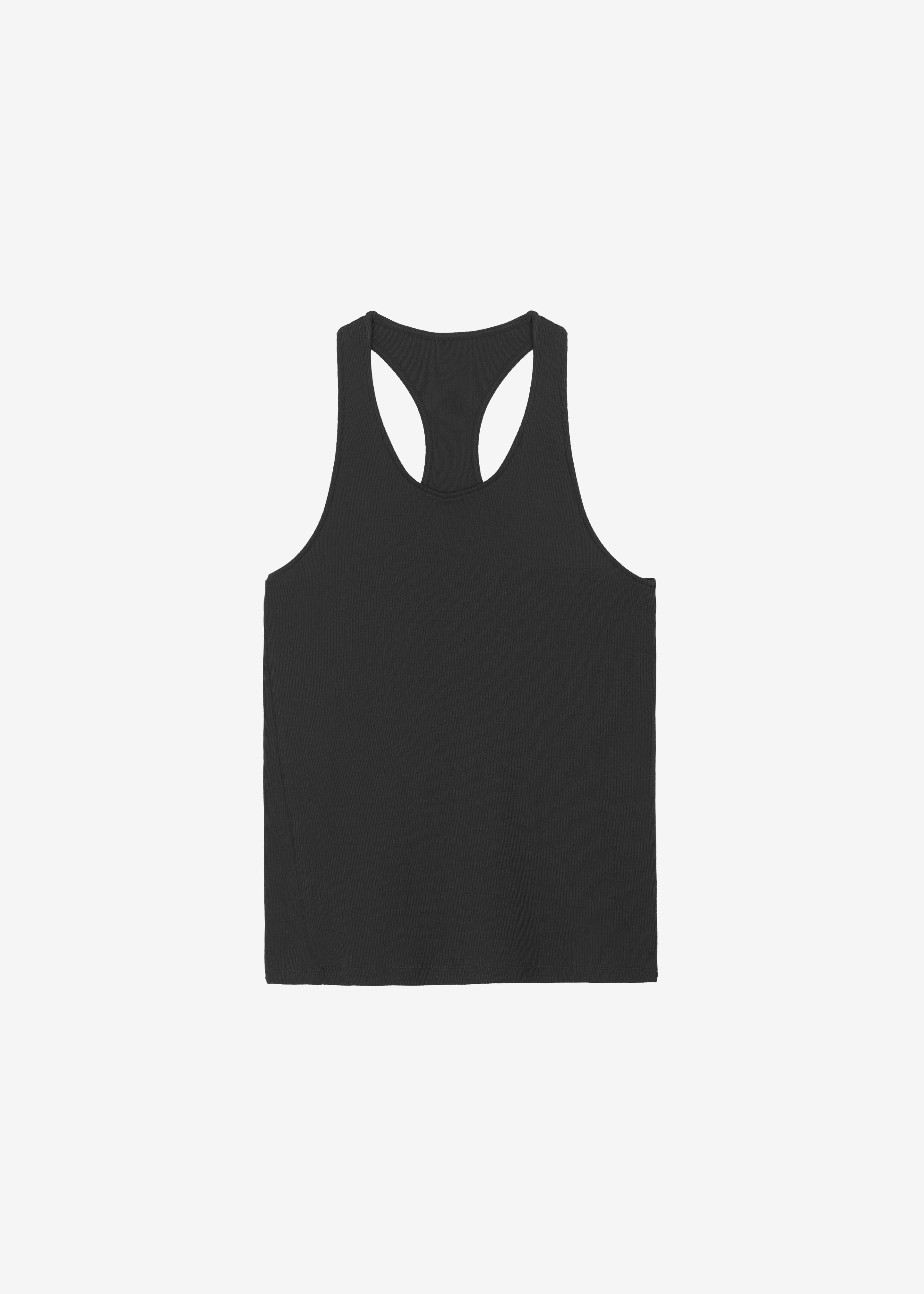 Nox Ribbed Tank Top - Black - 6