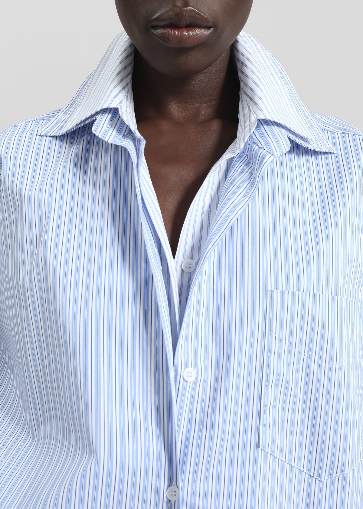Lienz Double Shirt - Blue/White Stripe - 3