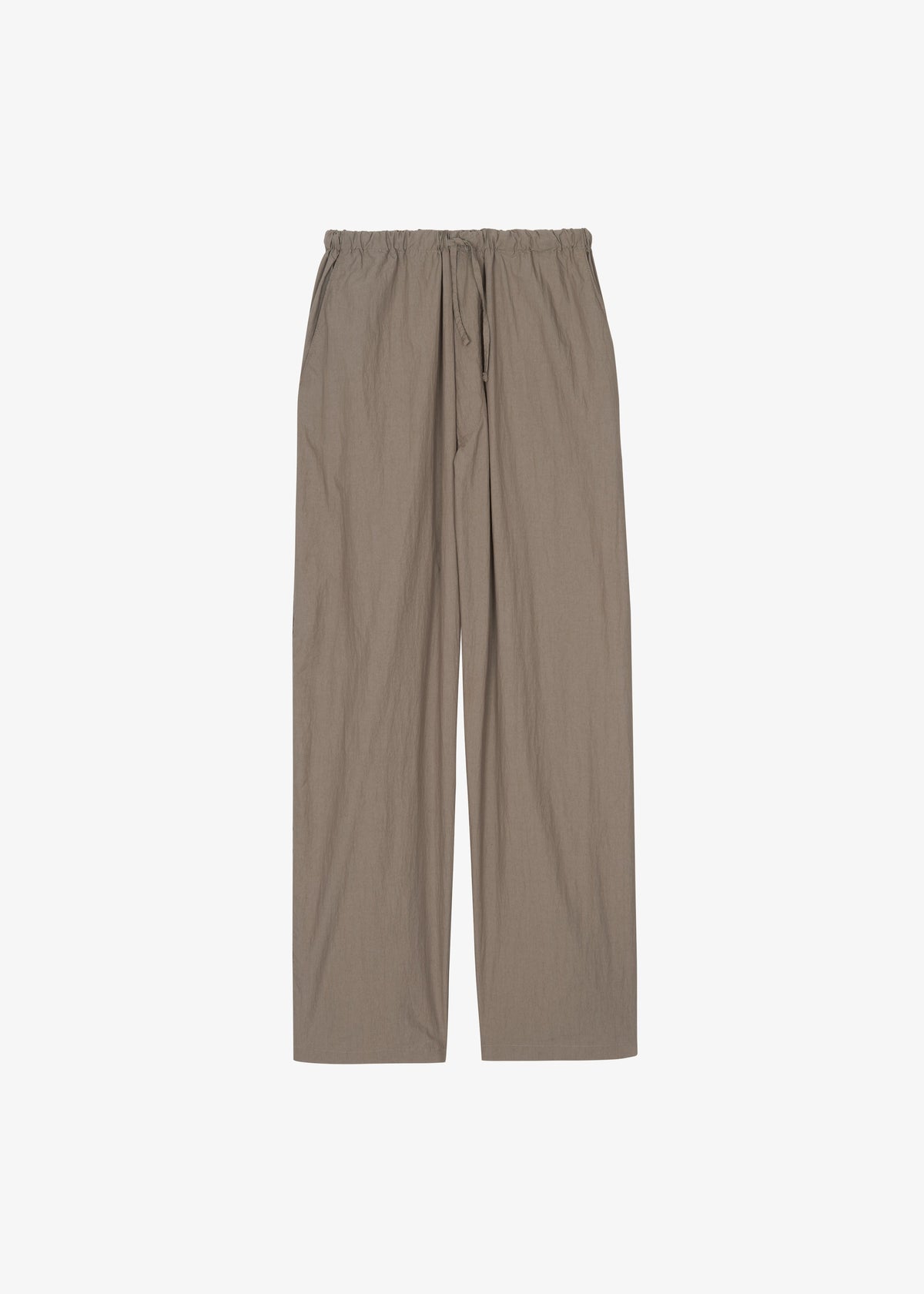 Ohio Crinkled Poplin Pants - Taupe - 9