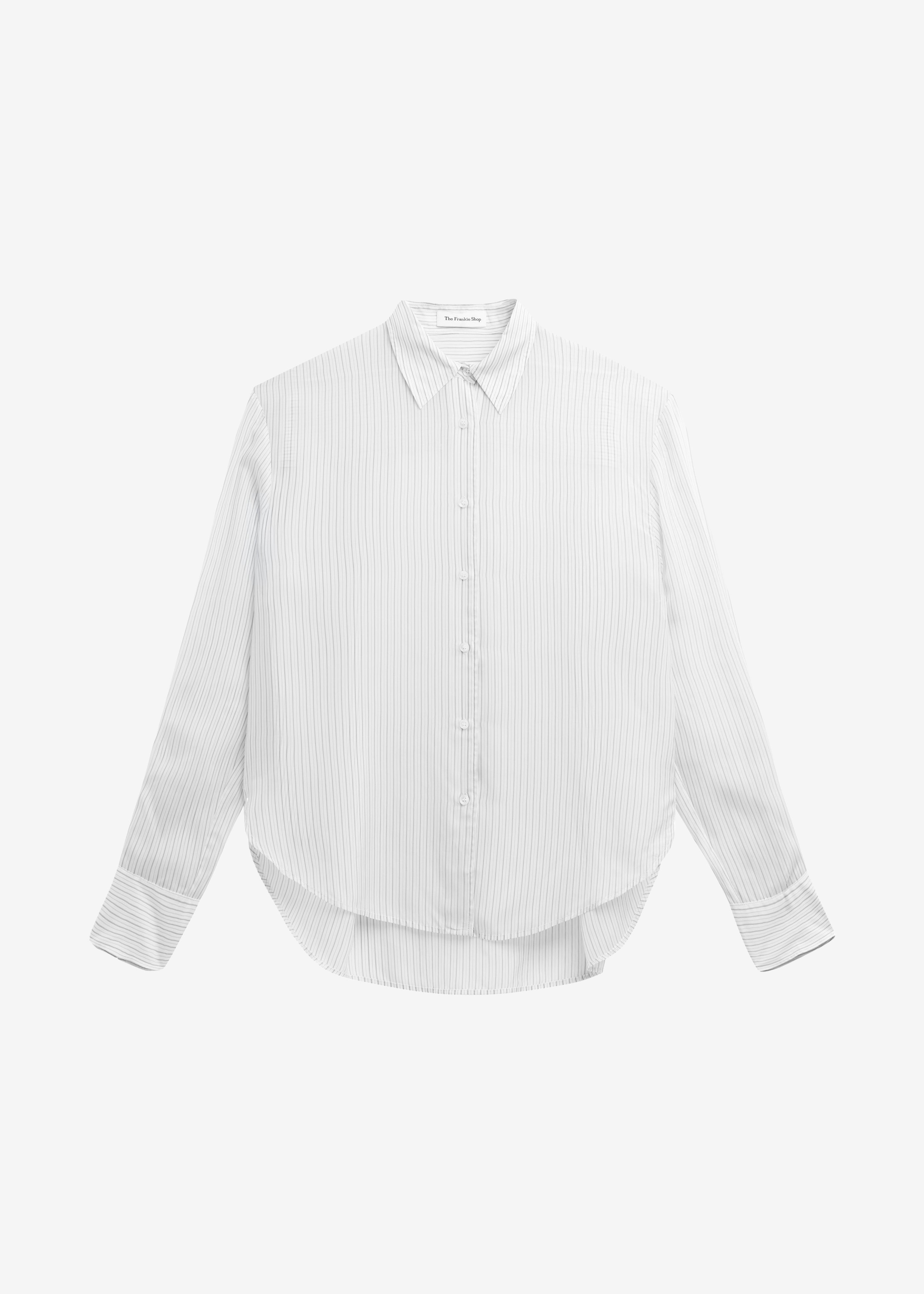 Peri Double Striped Shirt - White/Black Stripe - 13