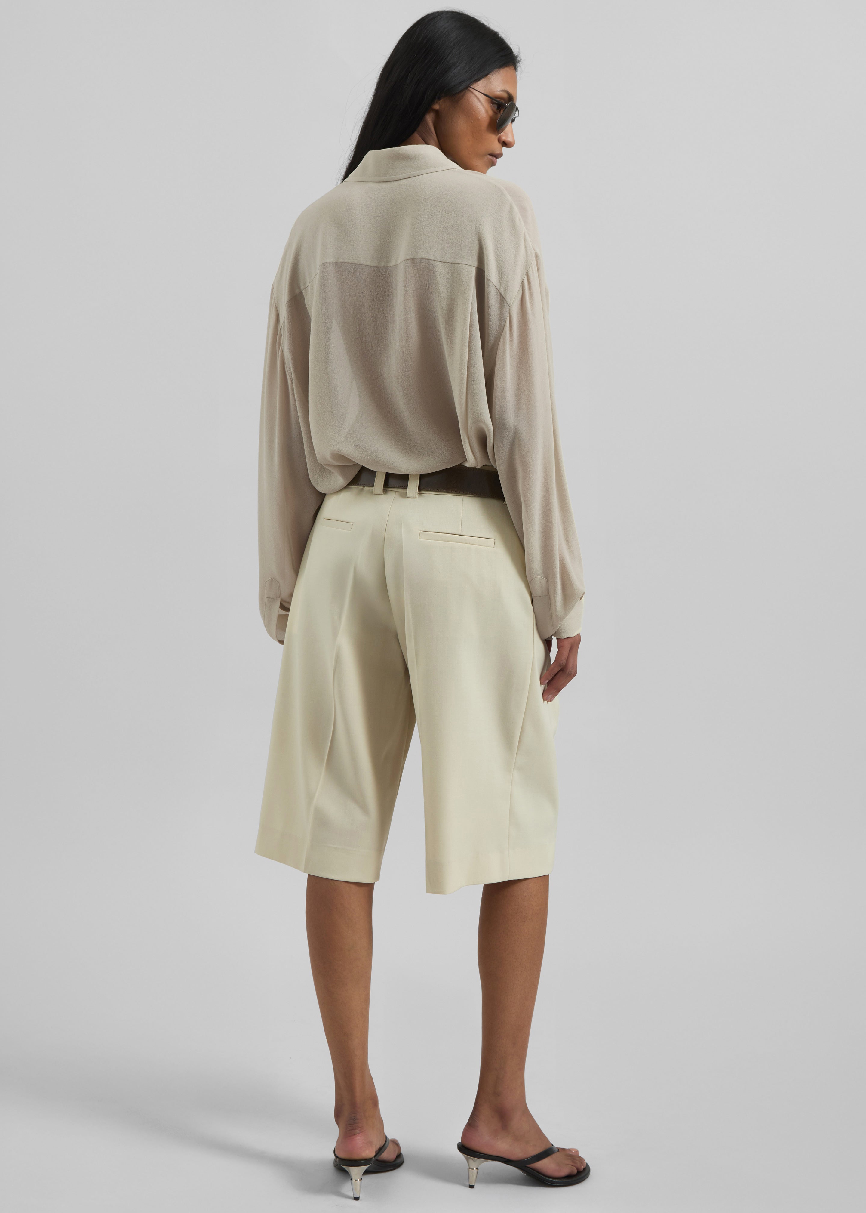 Peri Georgette Shirt - Cement - 9