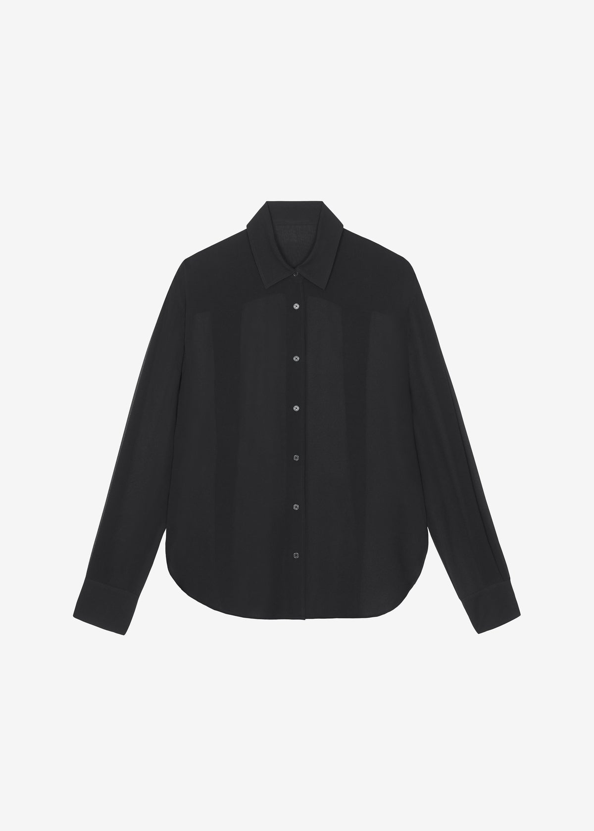 Peri Georgette Shirt - Black - 11