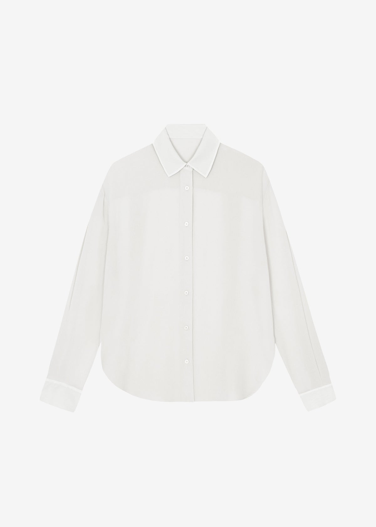 Peri Georgette Shirt - White - 8