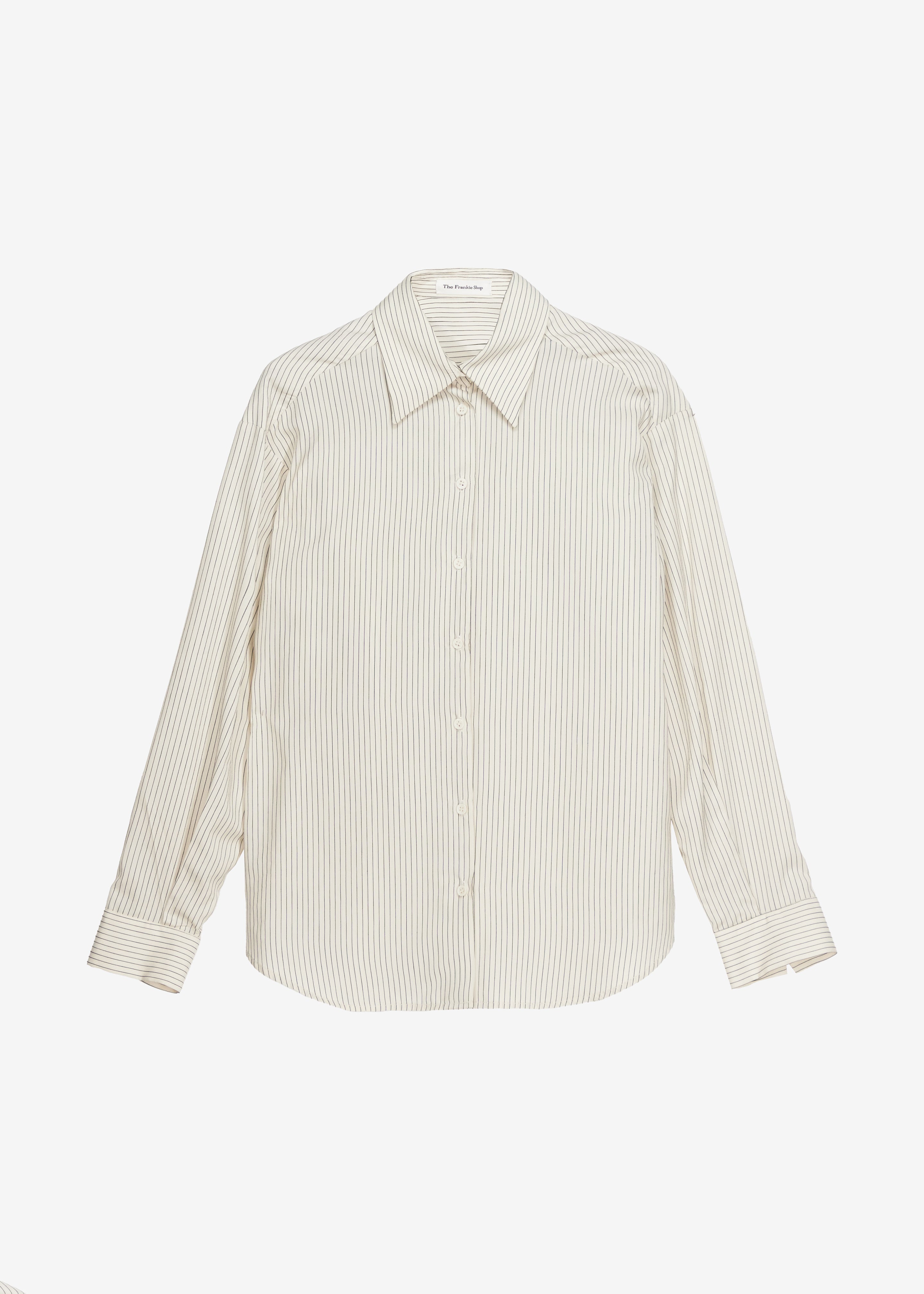 Peri Striped Shirt - Ivory/Black - 8