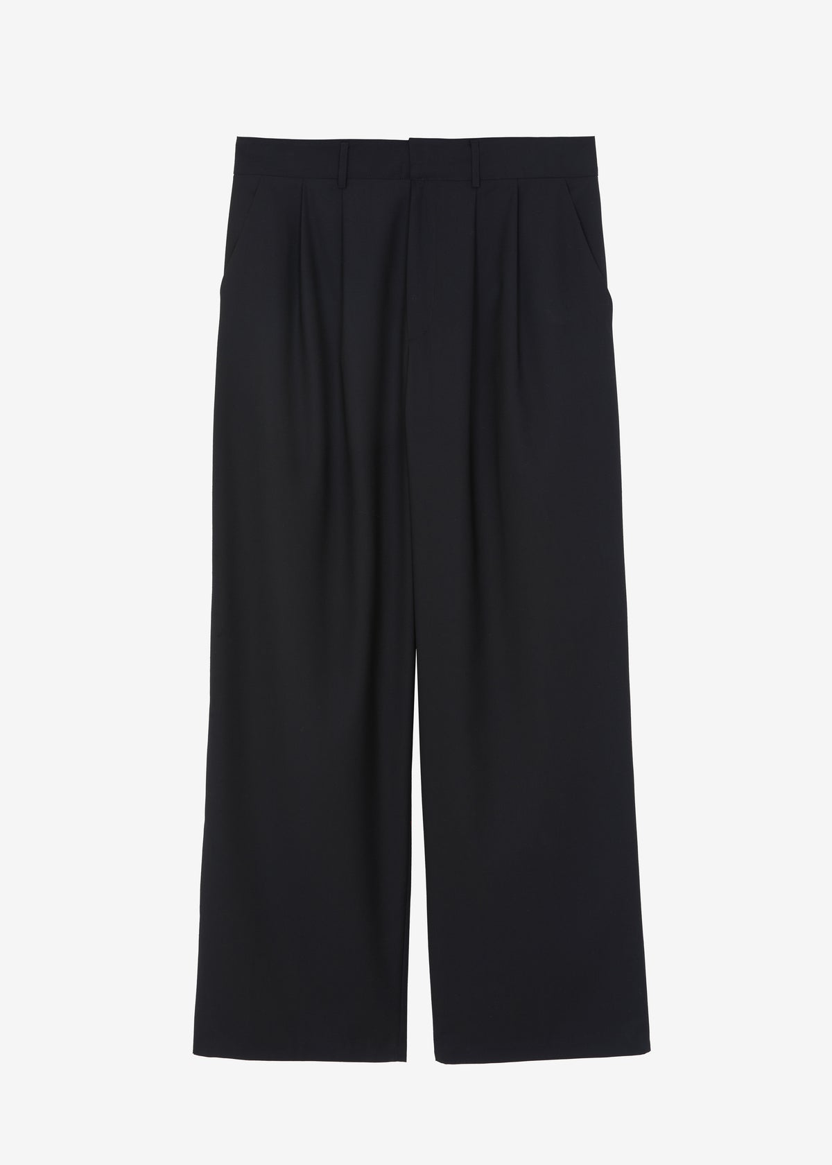 Peyton Pleated Pants - Black - 9