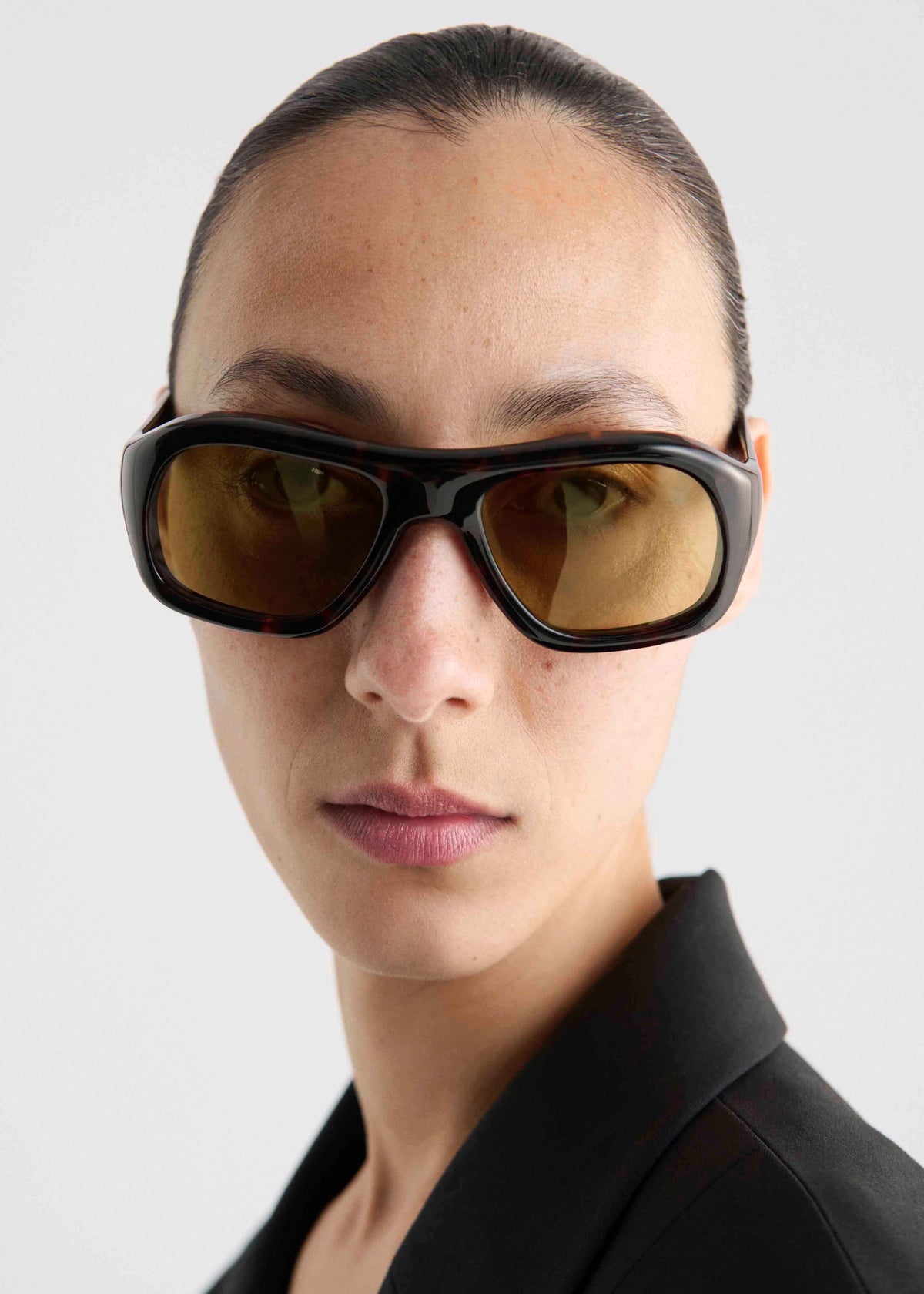 Port Tanger Gray Sunglasses - Myrrh Acetate/Olive Lens - 3