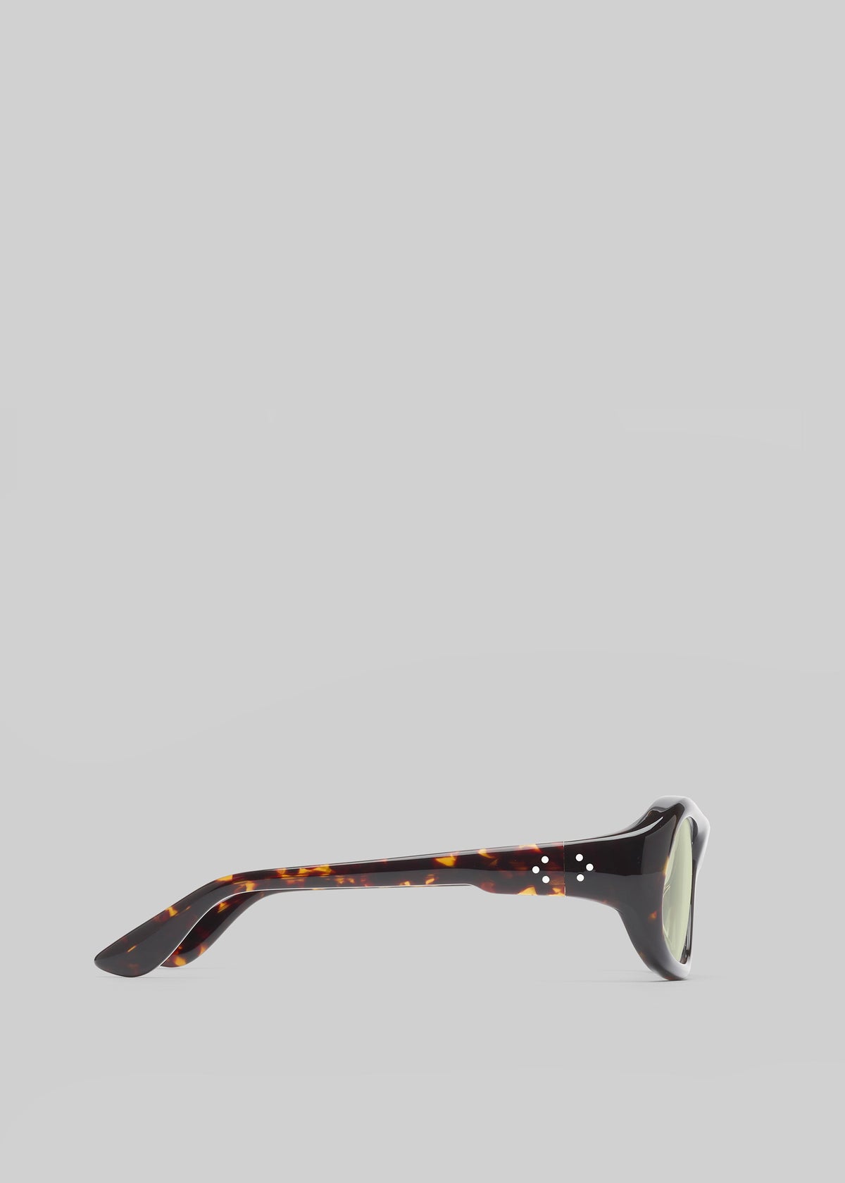 Port Tanger Gray Sunglasses - Myrrh Acetate/Olive Lens - 6