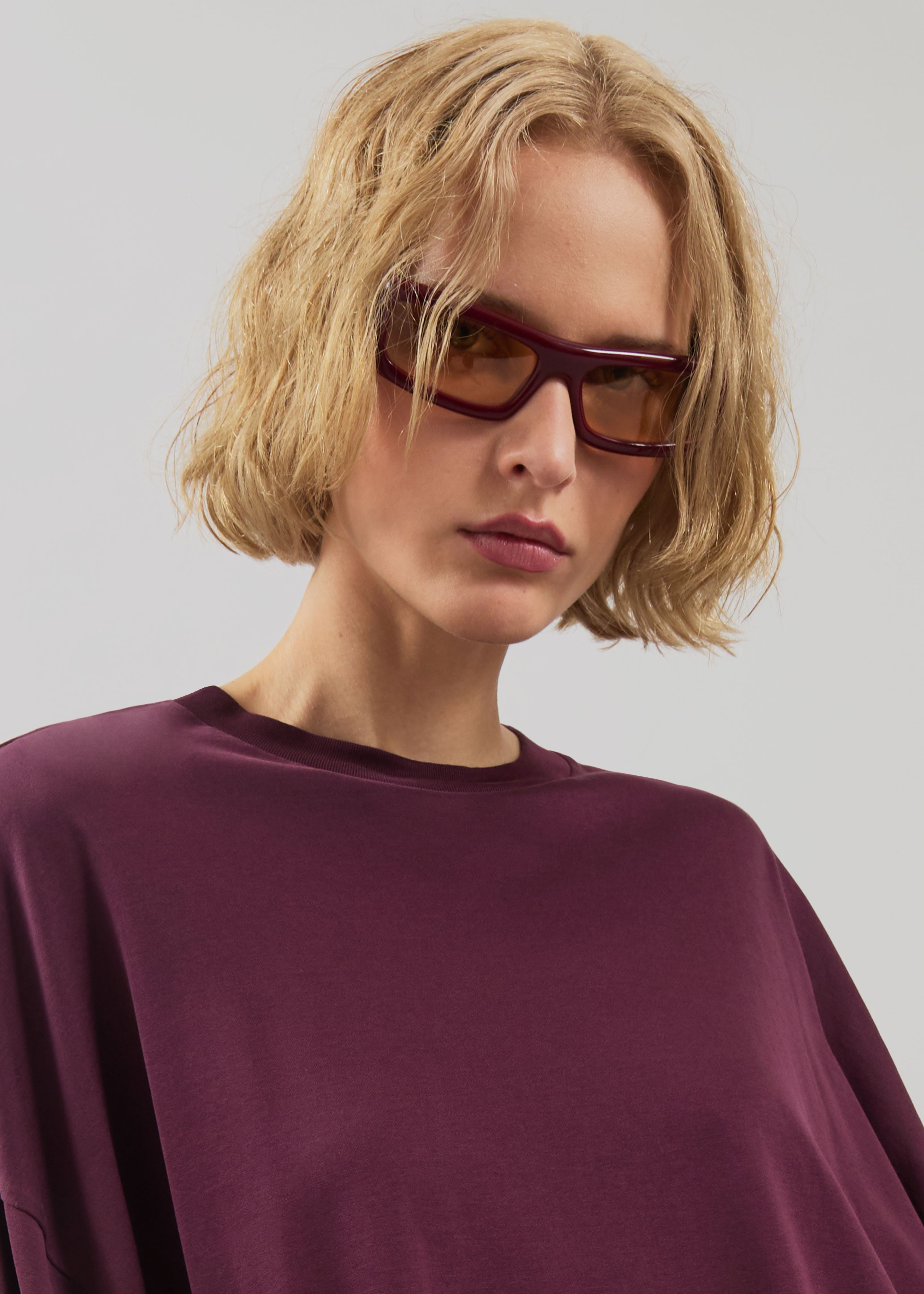 Port Tanger Daryan Sunglasses - Carmesi Acetate/Amber Lens - 3