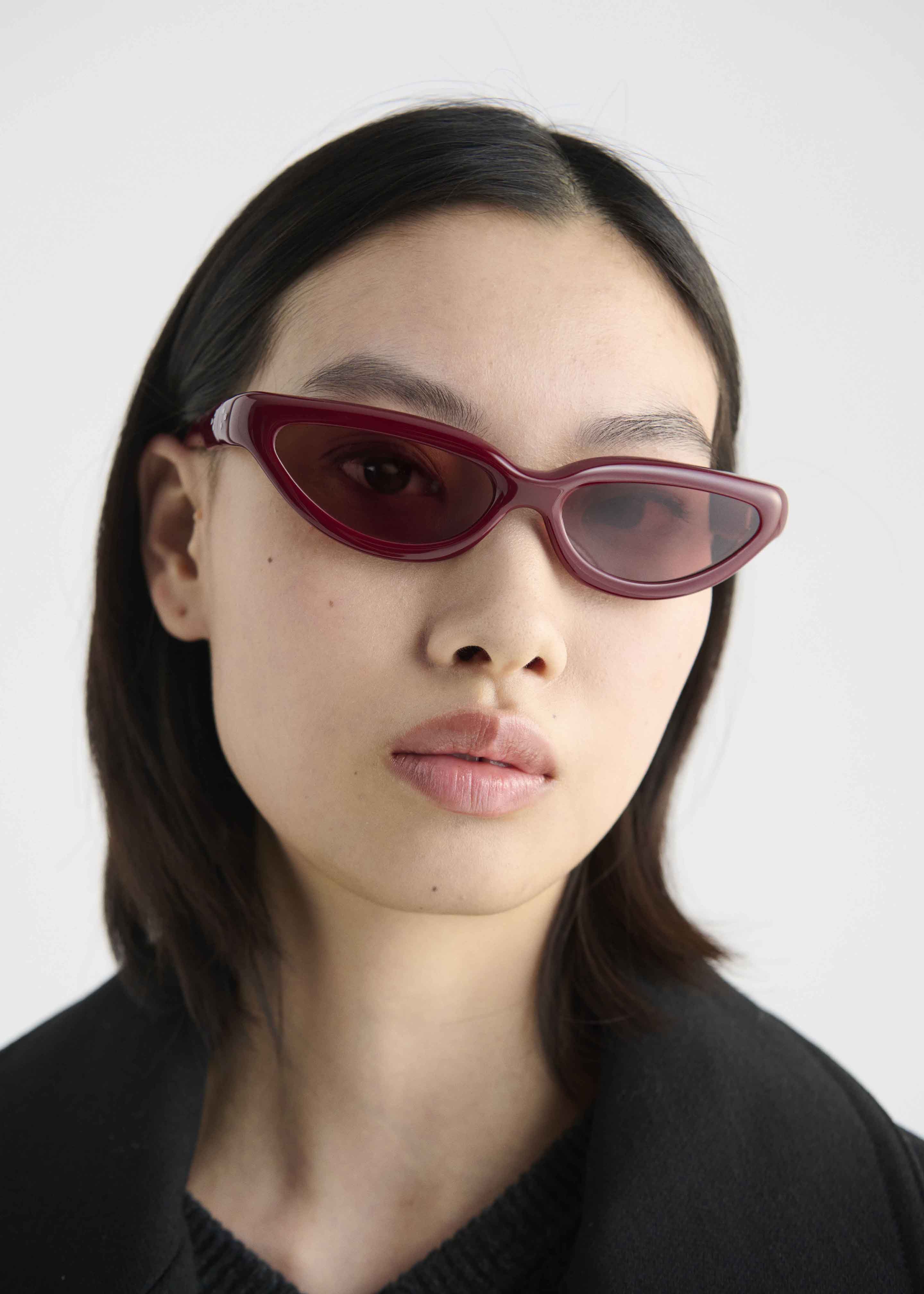 Port Tanger Fanna Sunglasses - Carmesi Acetate/Tobacco Lens - 6