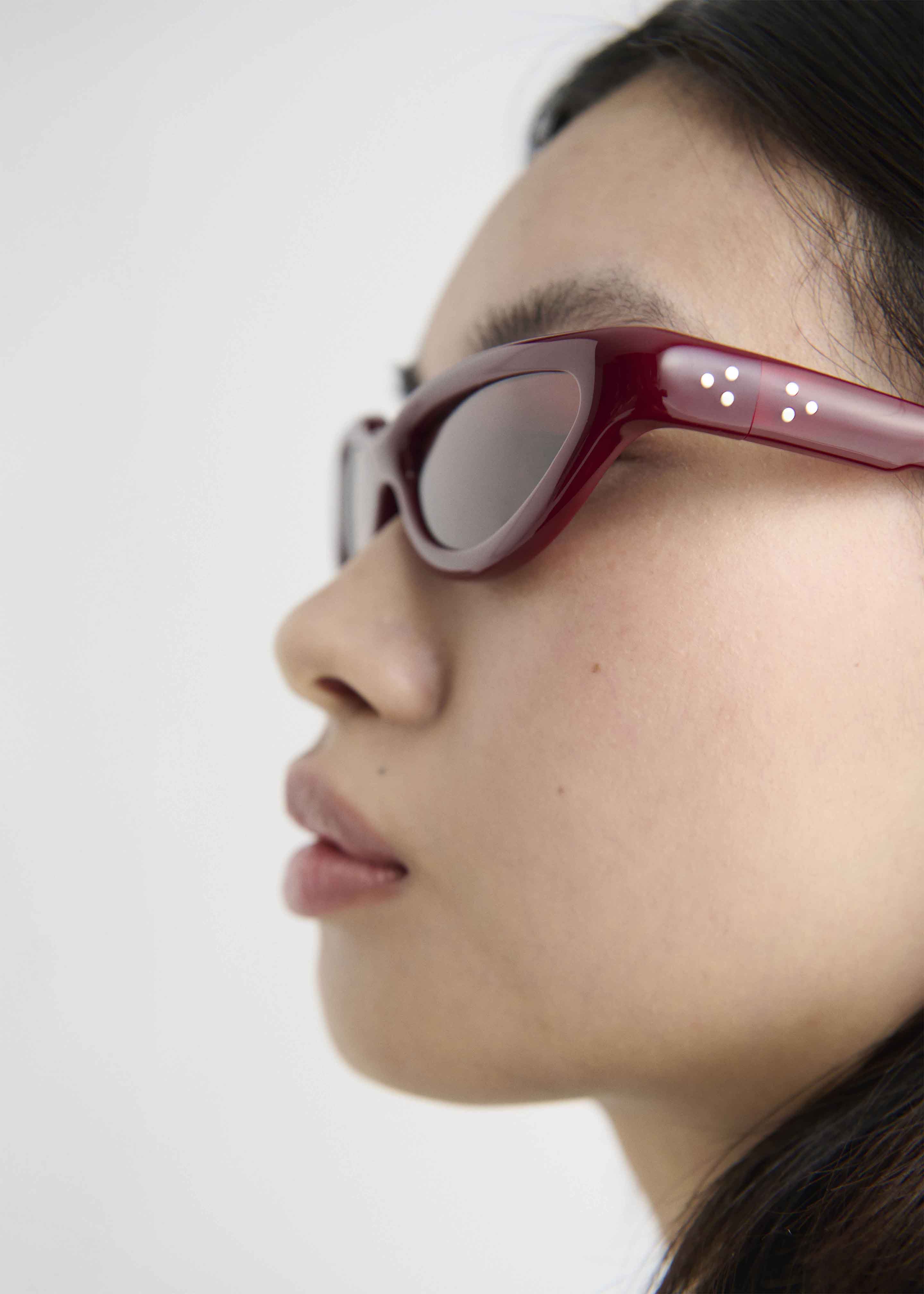 Port Tanger Fanna Sunglasses - Carmesi Acetate/Tobacco Lens - 4