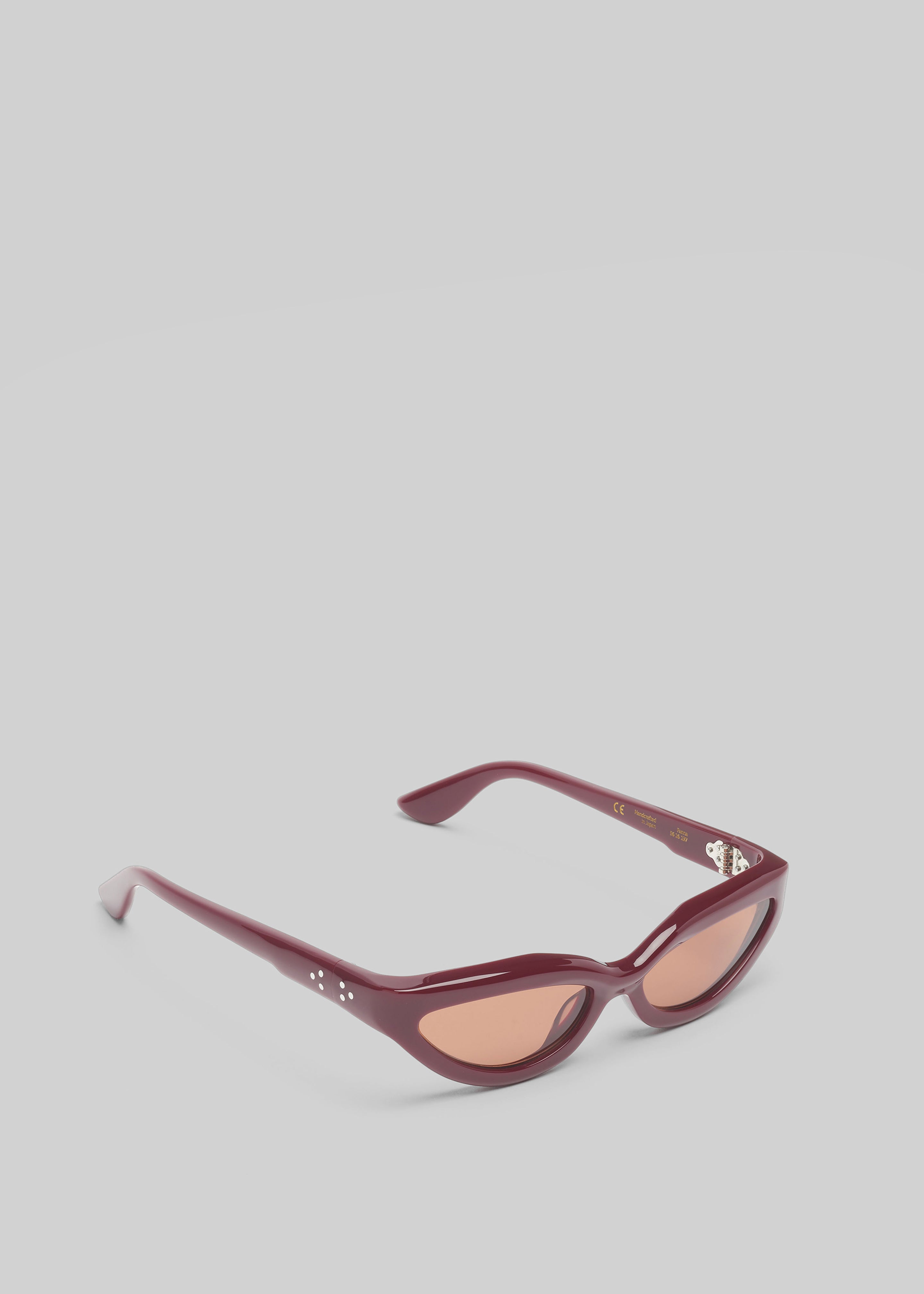 Port Tanger Fanna Sunglasses - Carmesi Acetate/Tobacco Lens - 3