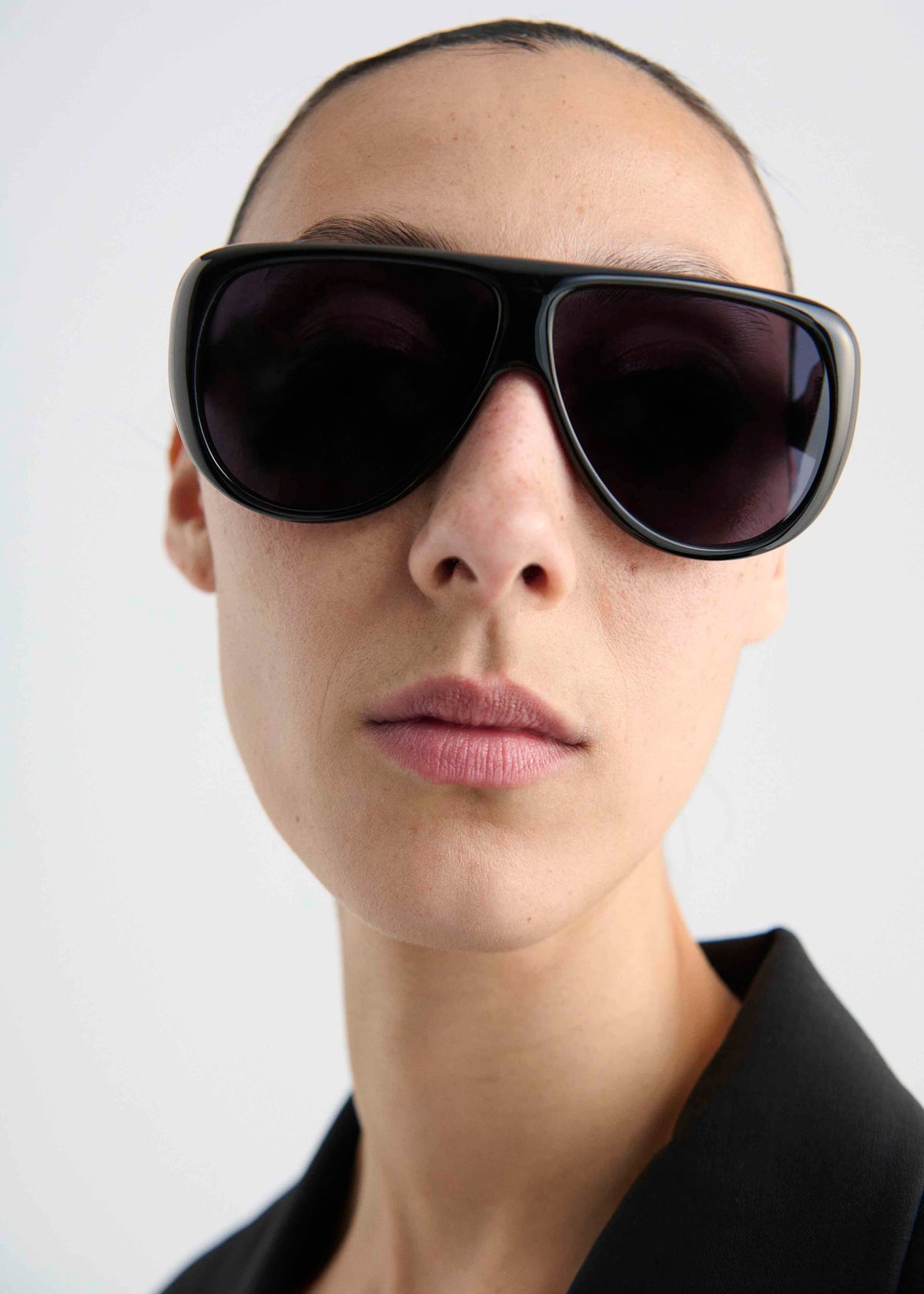 Port Tanger Gambia Sunglasses - Black Acetate/Black Lens - 10