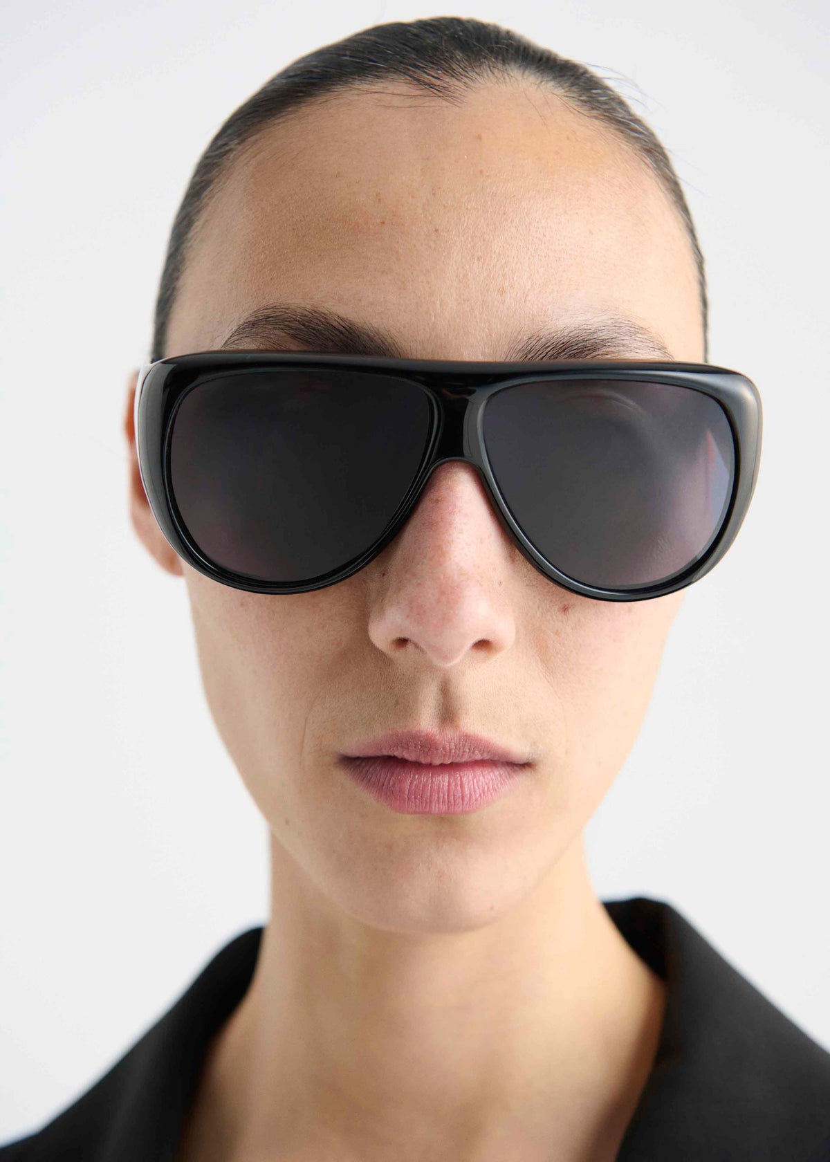 Port Tanger Gambia Sunglasses - Black Acetate/Black Lens - 11