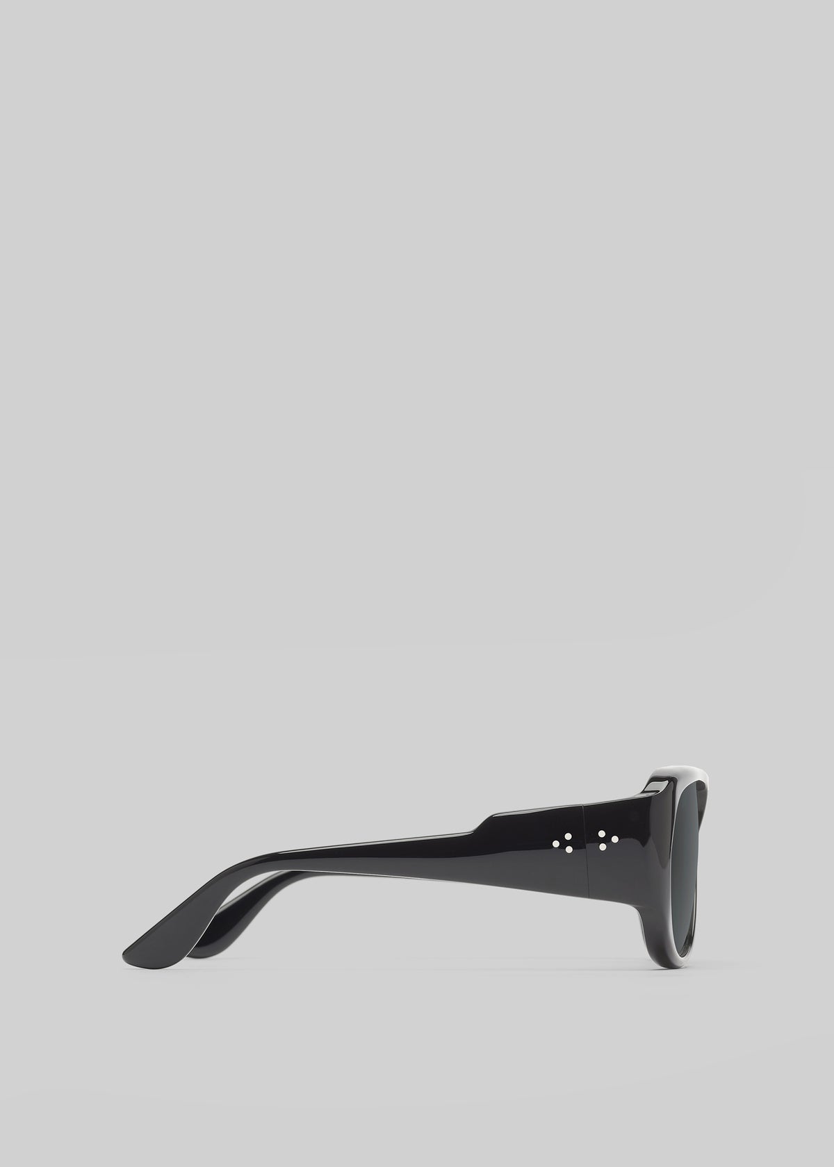 Port Tanger Gambia Sunglasses - Black Acetate/Black Lens - 8