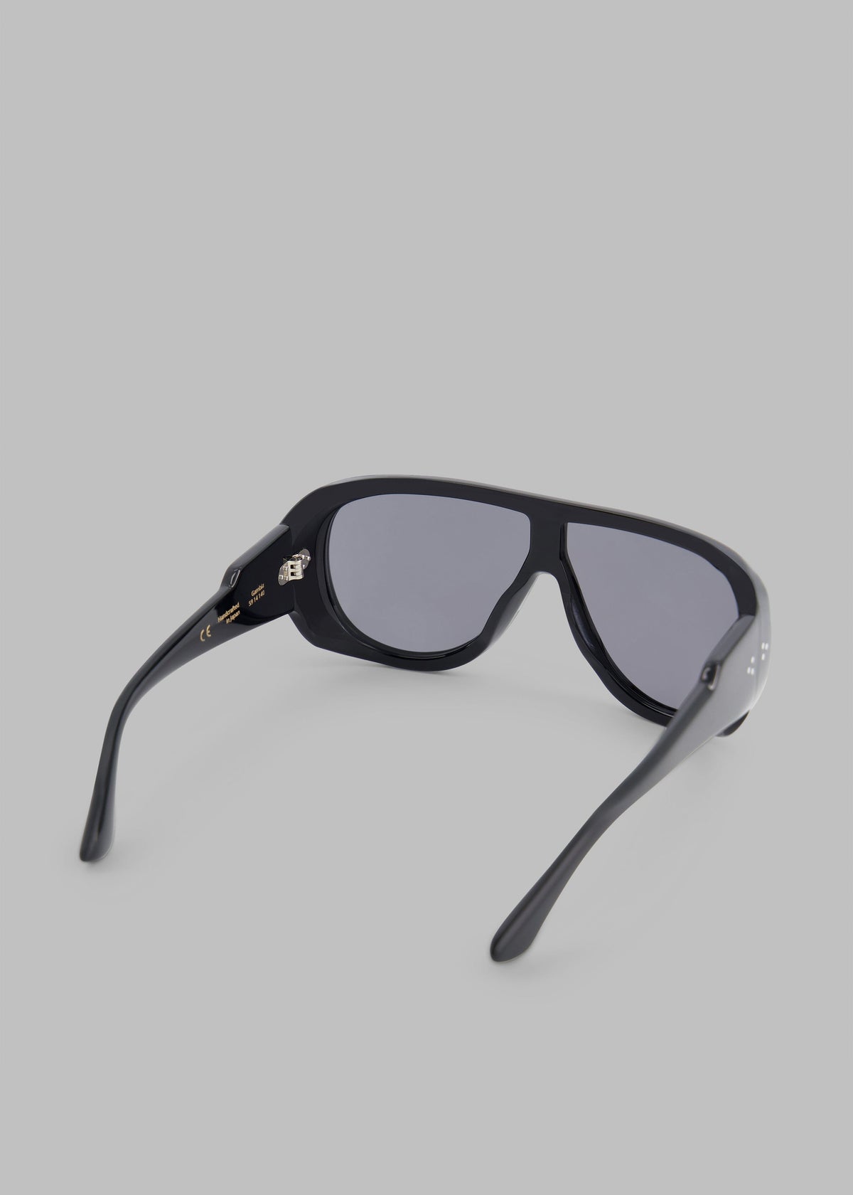 Port Tanger Gambia Sunglasses - Black Acetate/Black Lens - 12