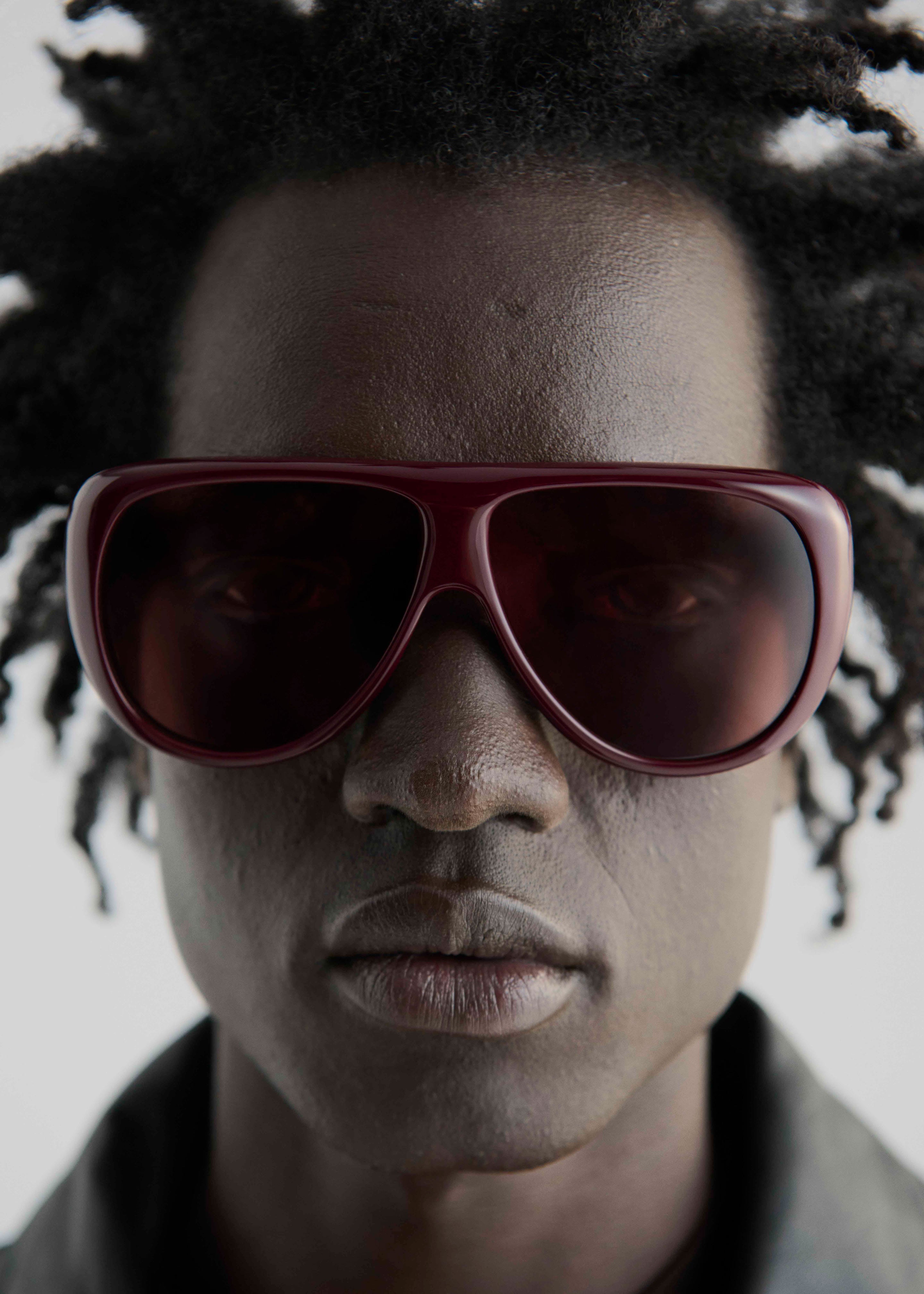 Port Tanger Gambia Sunglasses - Crimson Acetate/Tobacco Lens - 9