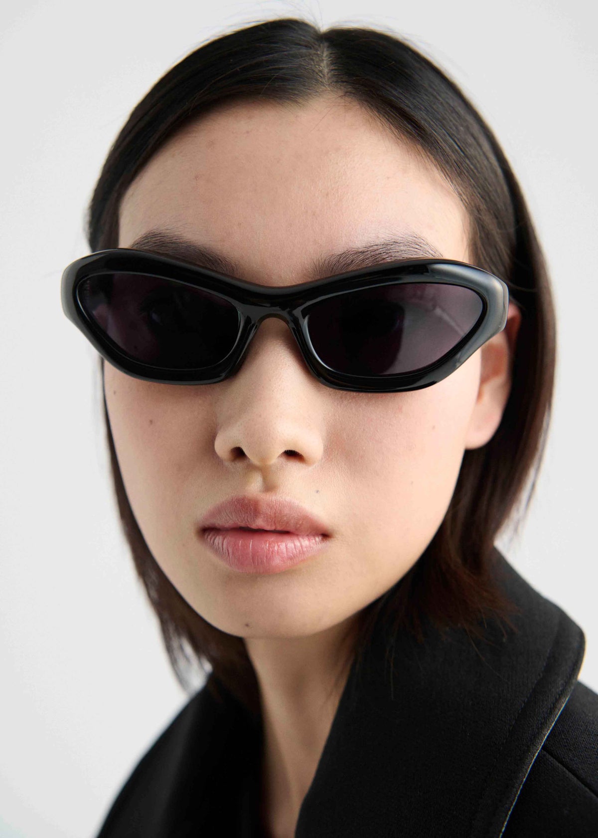Port Tanger Hayya Sunglasses - Black Acetate/Black Lens - 6