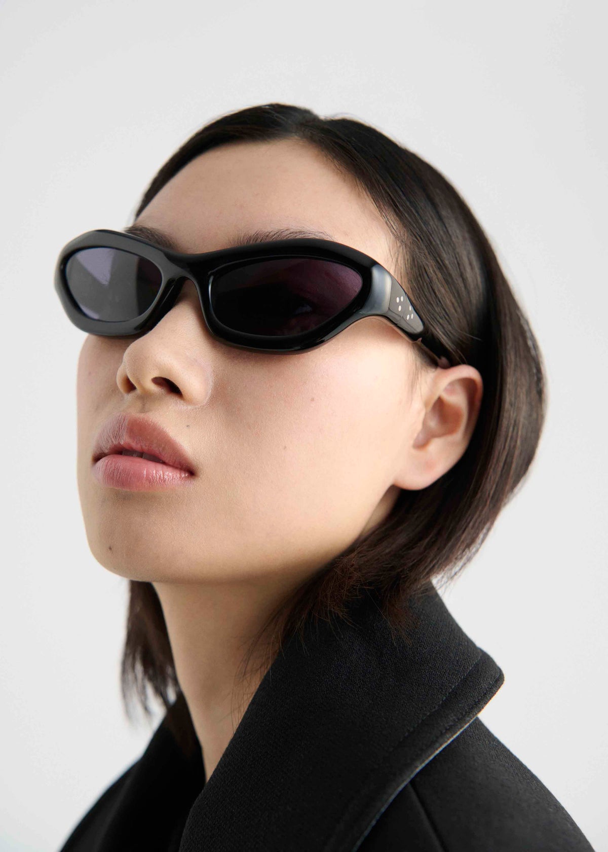Port Tanger Hayya Sunglasses - Black Acetate/Black Lens - 4