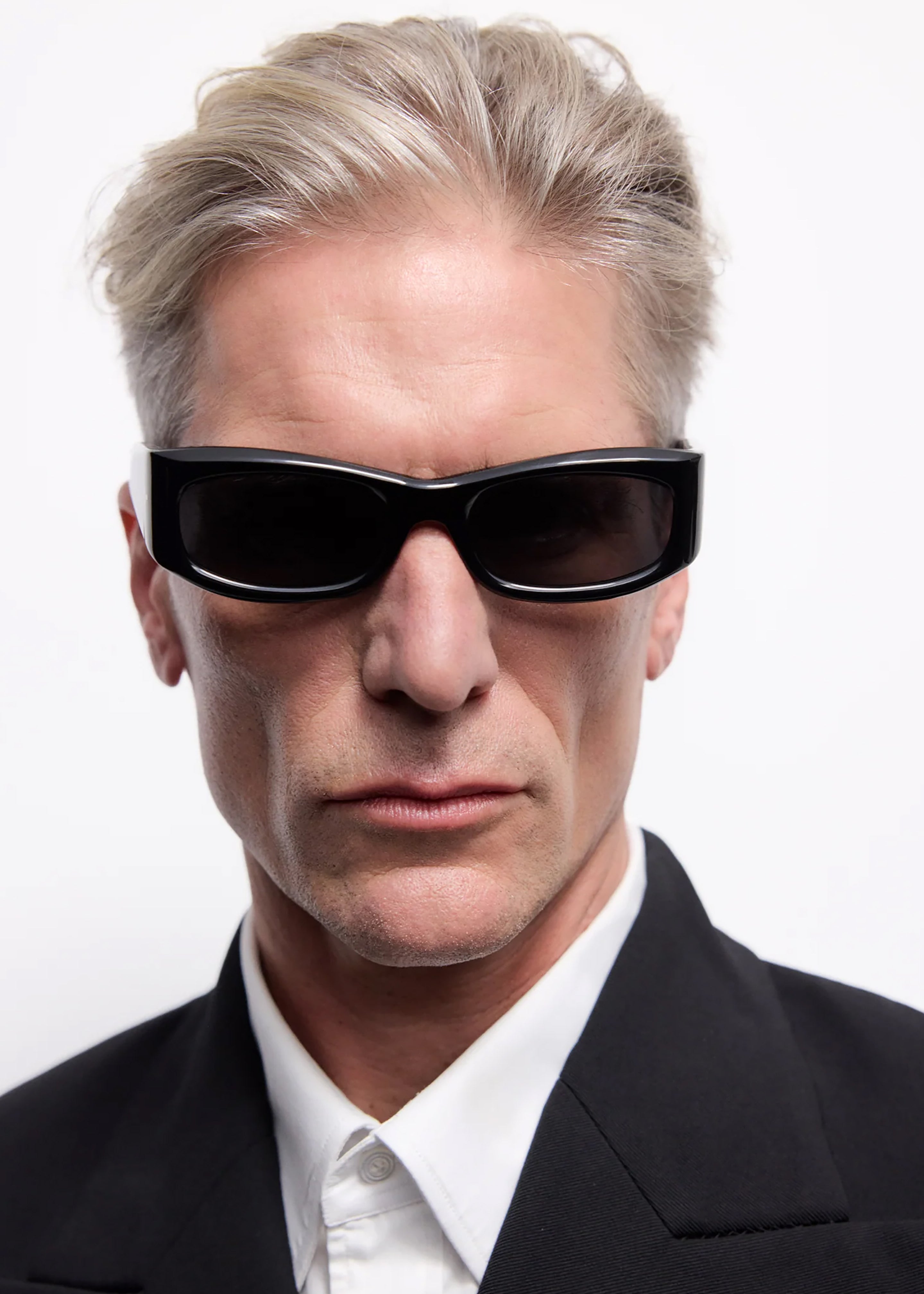 Port Tanger Saudade II Sunglasses - Black Acetate/Black Lens - 8