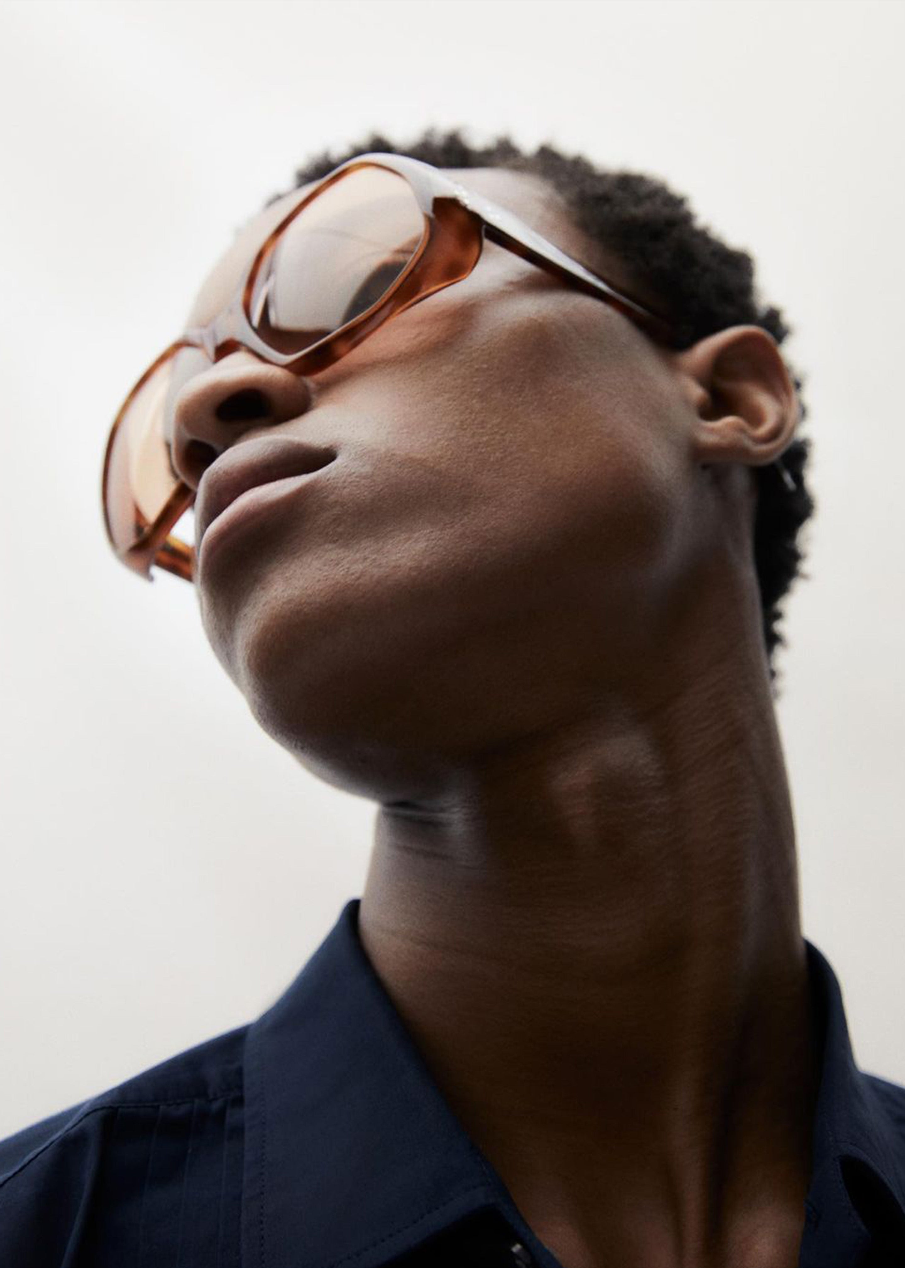 Port Tanger Yamina Sunglasses - Oliban Acetate Amber Lens - 8