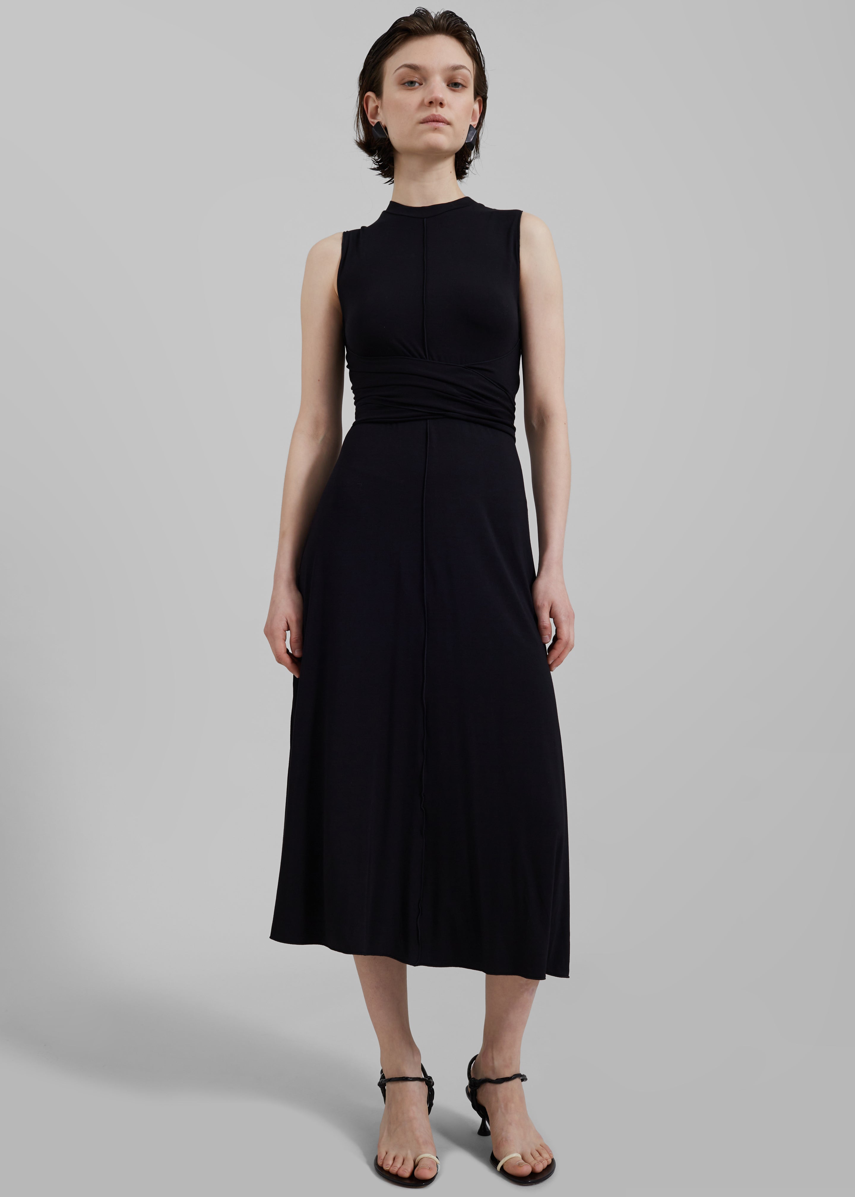 Proenza Schouler White Label Beatrice Dress - Black - 6