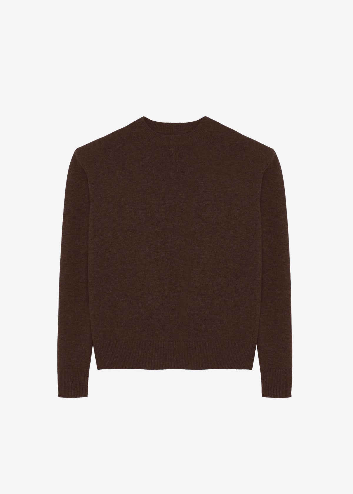 Rafaela Padded Knit Sweater - Dark Brown - 8
