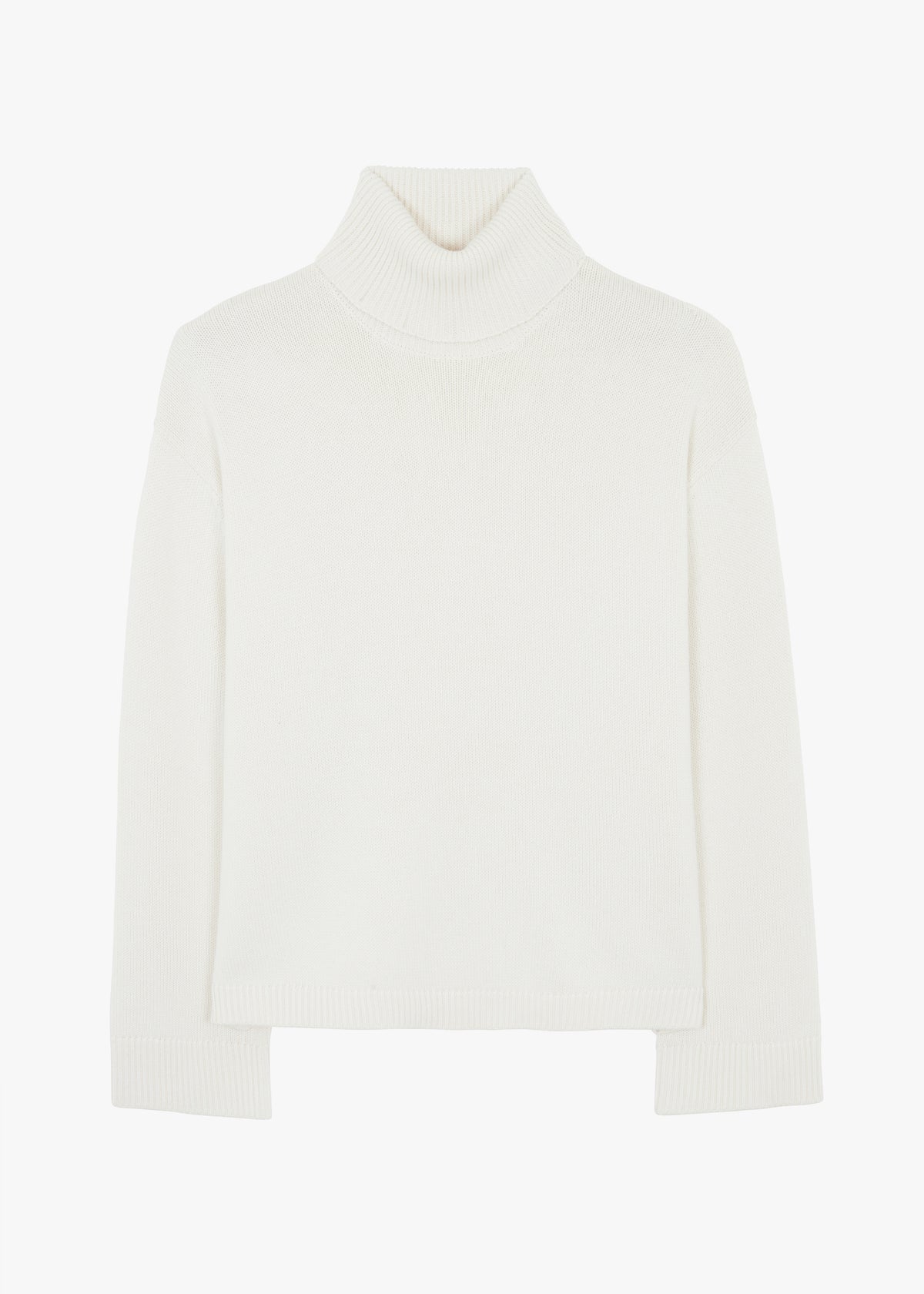 Rhea Trapeze Turtleneck - Ivory - 7