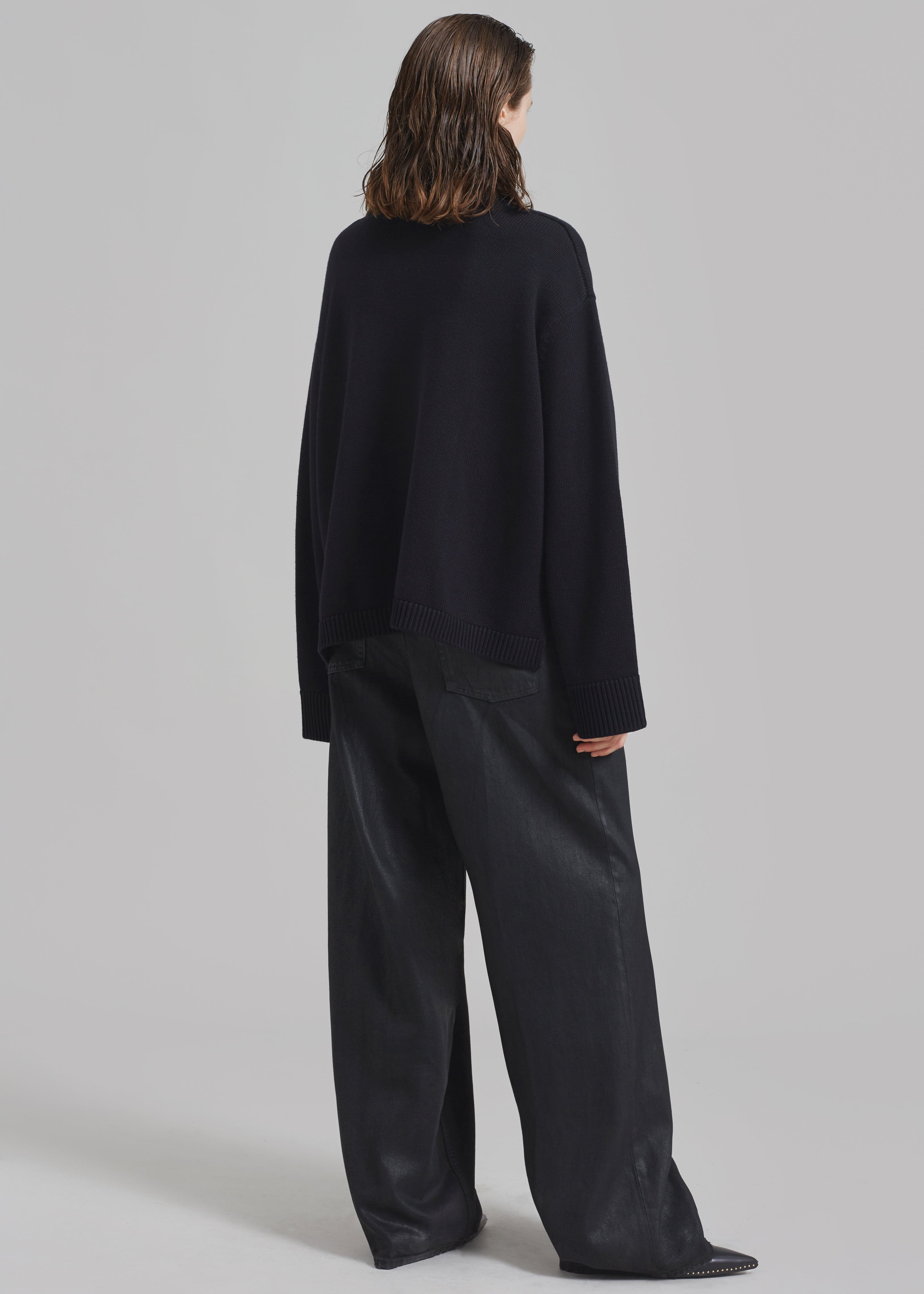 Rhea Trapeze Turtleneck - Black - 16