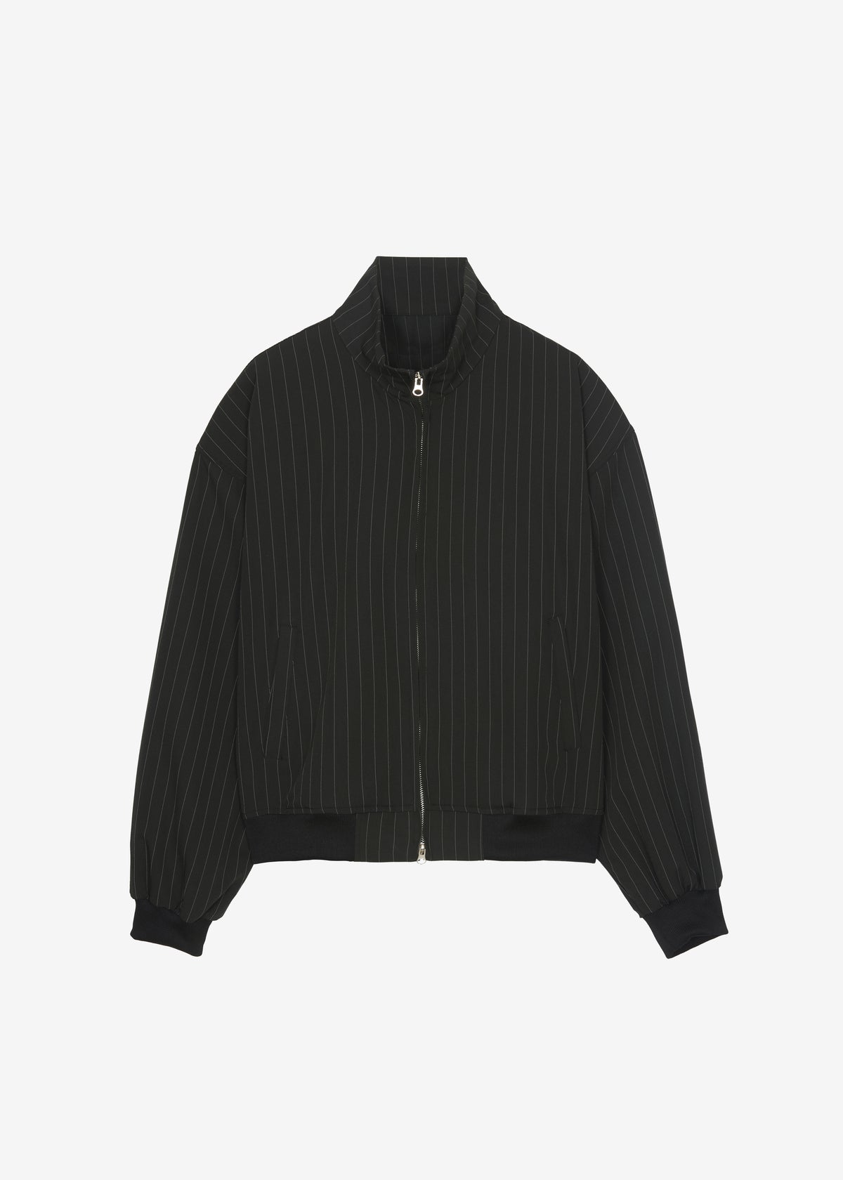 Rilton Light Jacket - Black/White Pinstripe - 9