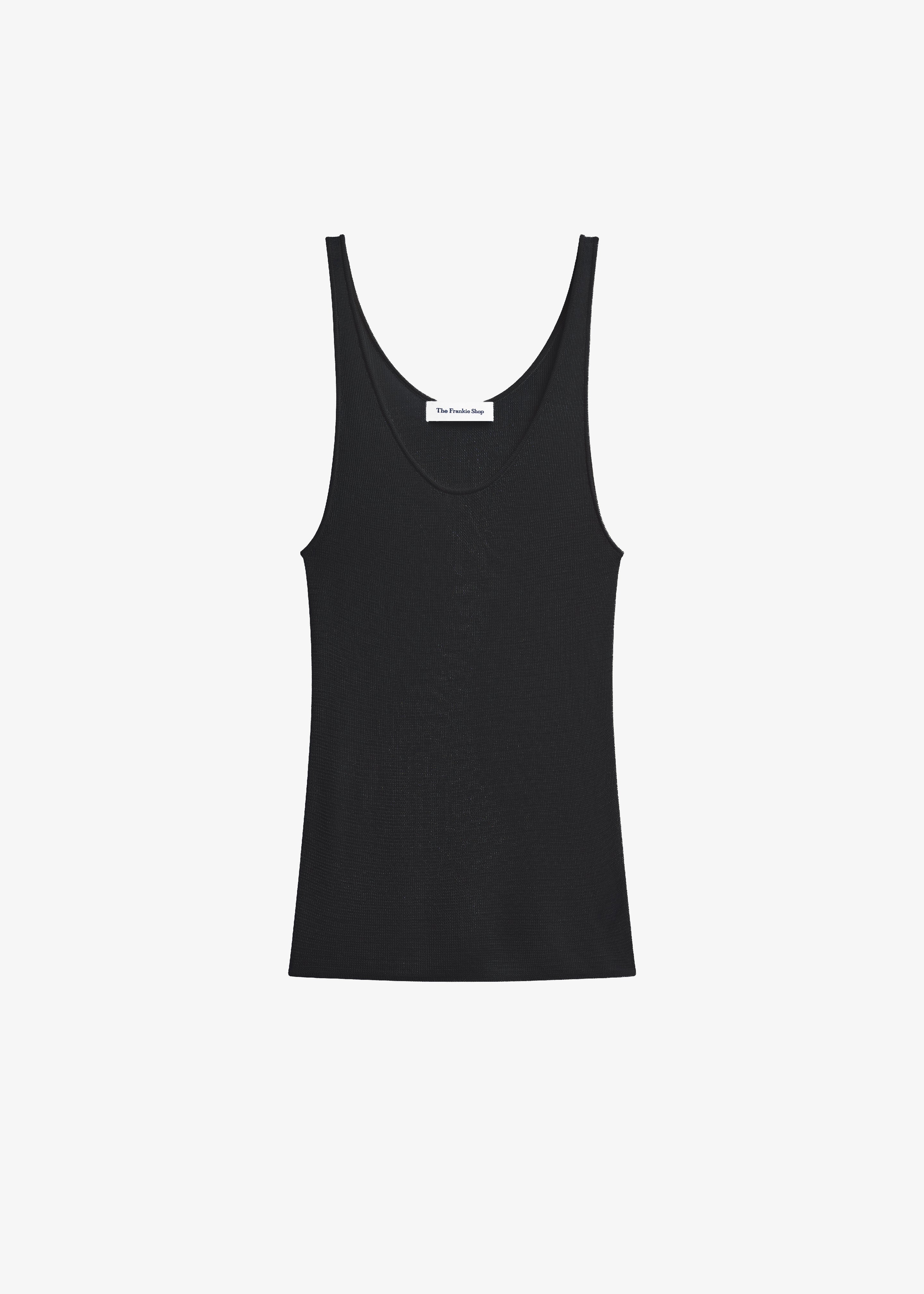Rivo Knit Tank Top - Black - 8