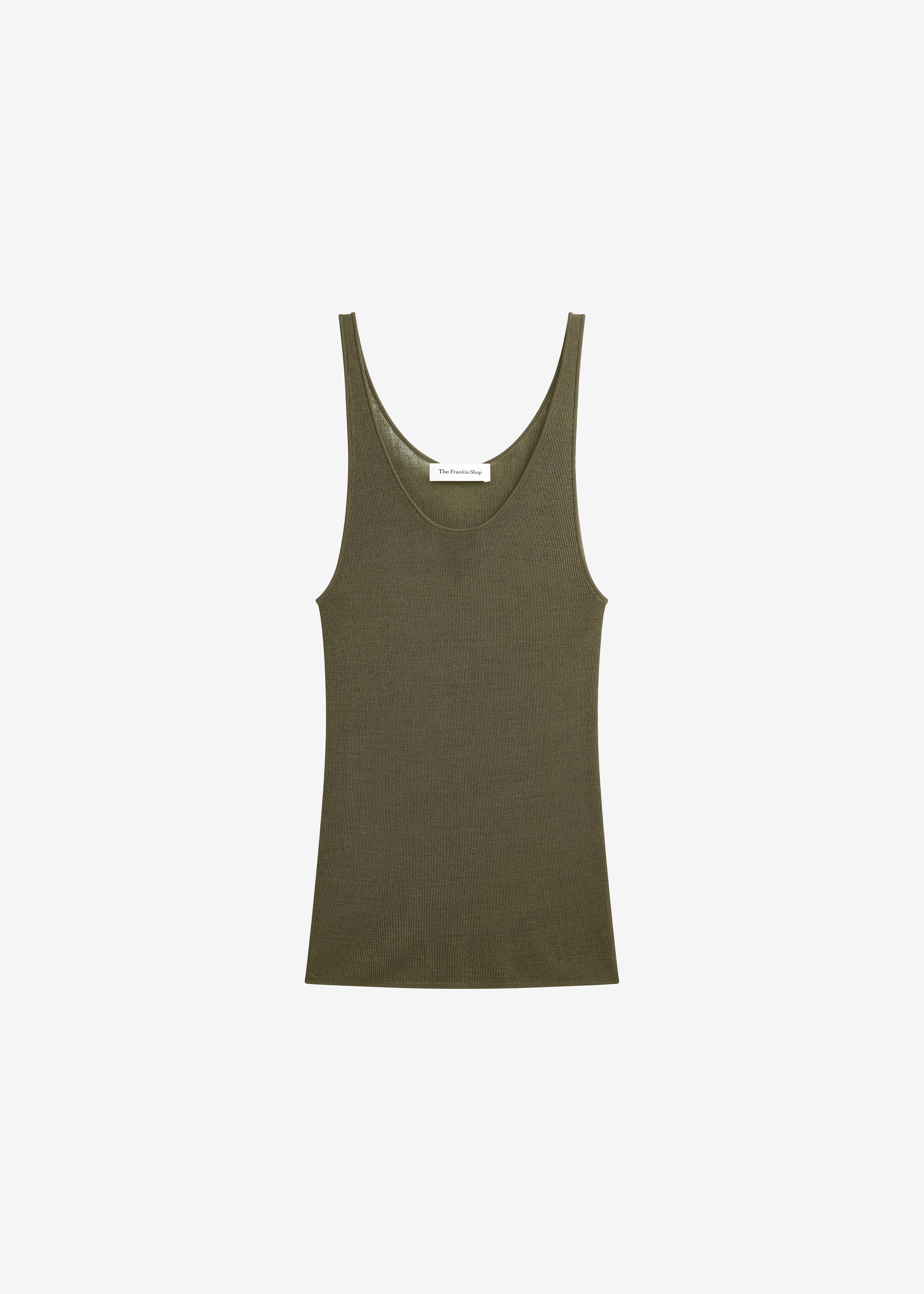Rivo Knit Tank Top - Khaki - 8