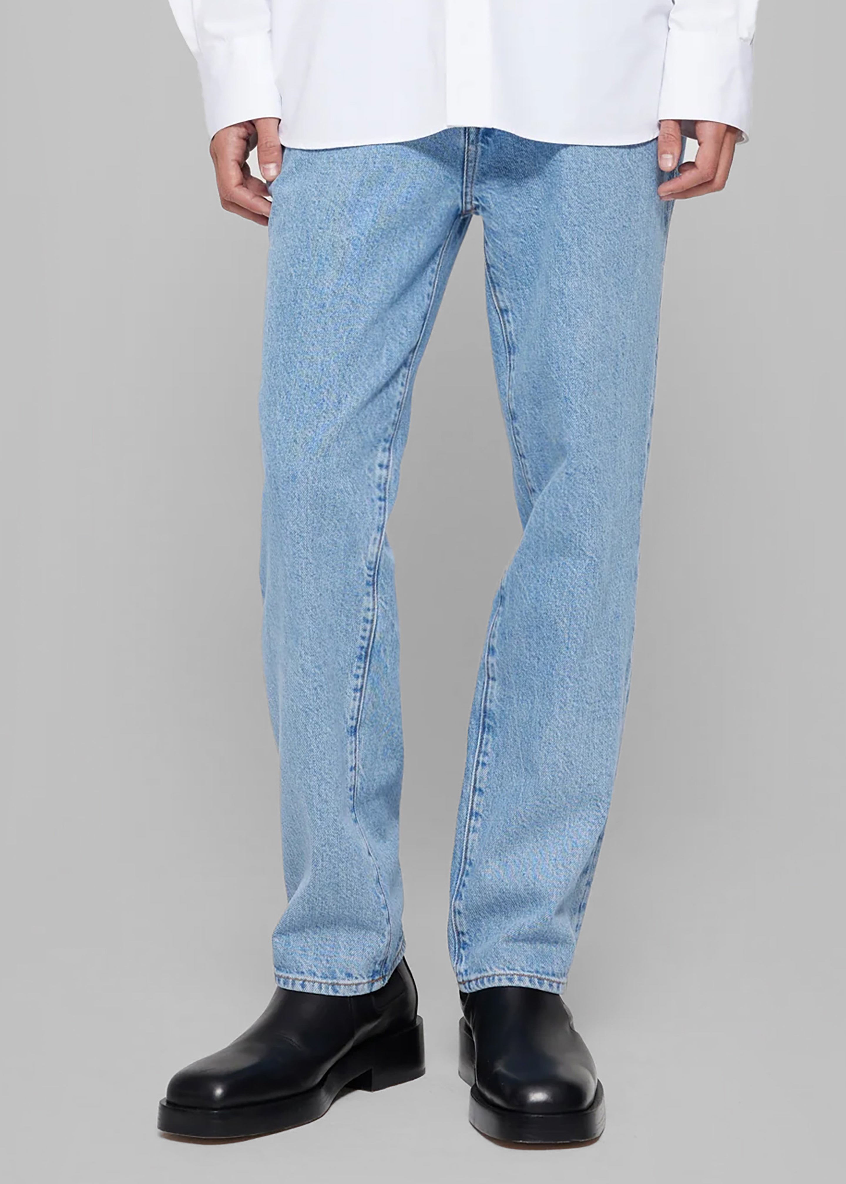 Róhe Straight Leg Denim - Light Denim - 2