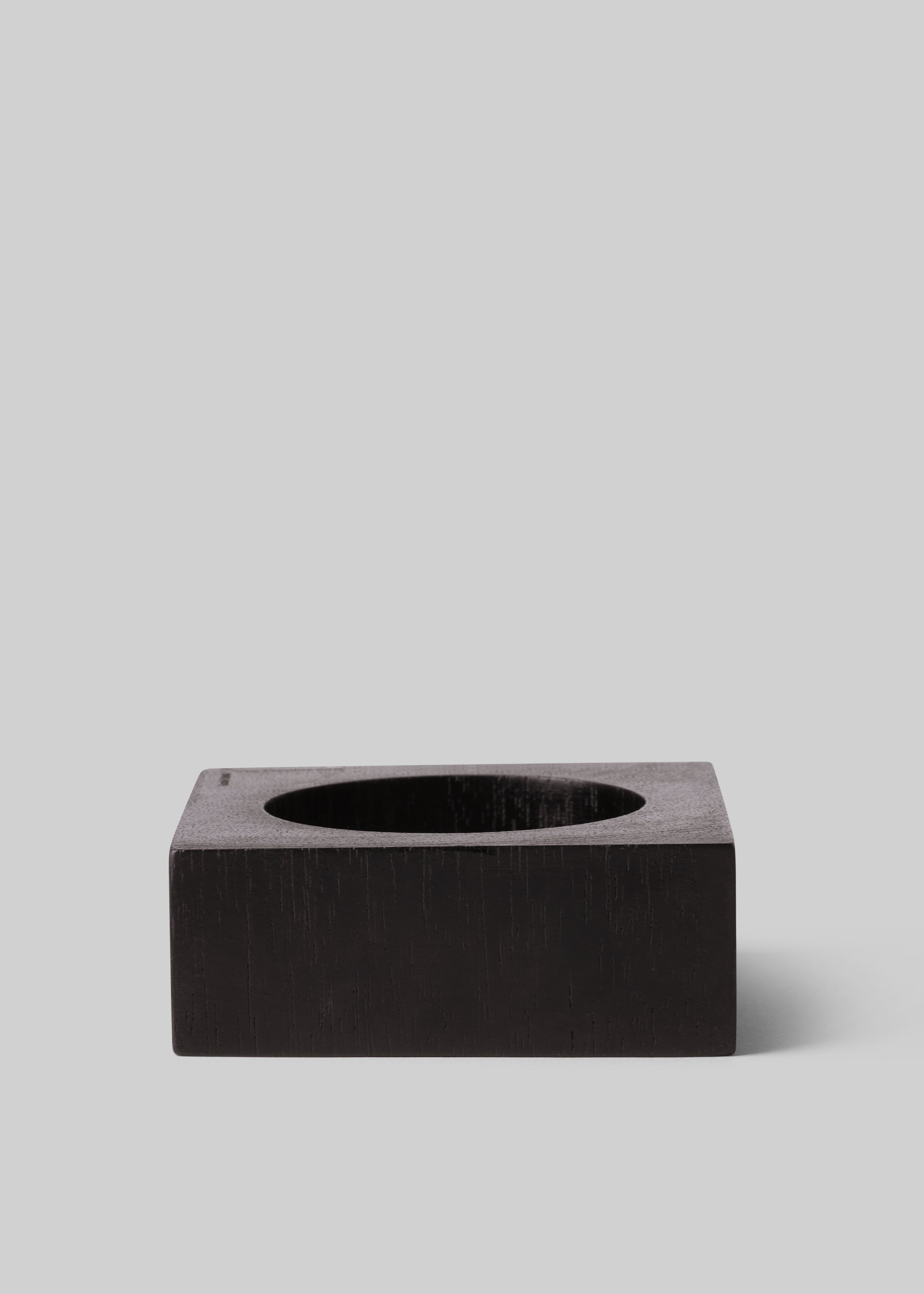 Romie Objetti x The Frankie Shop Chunky Square Bangle - Dark Brown - 1