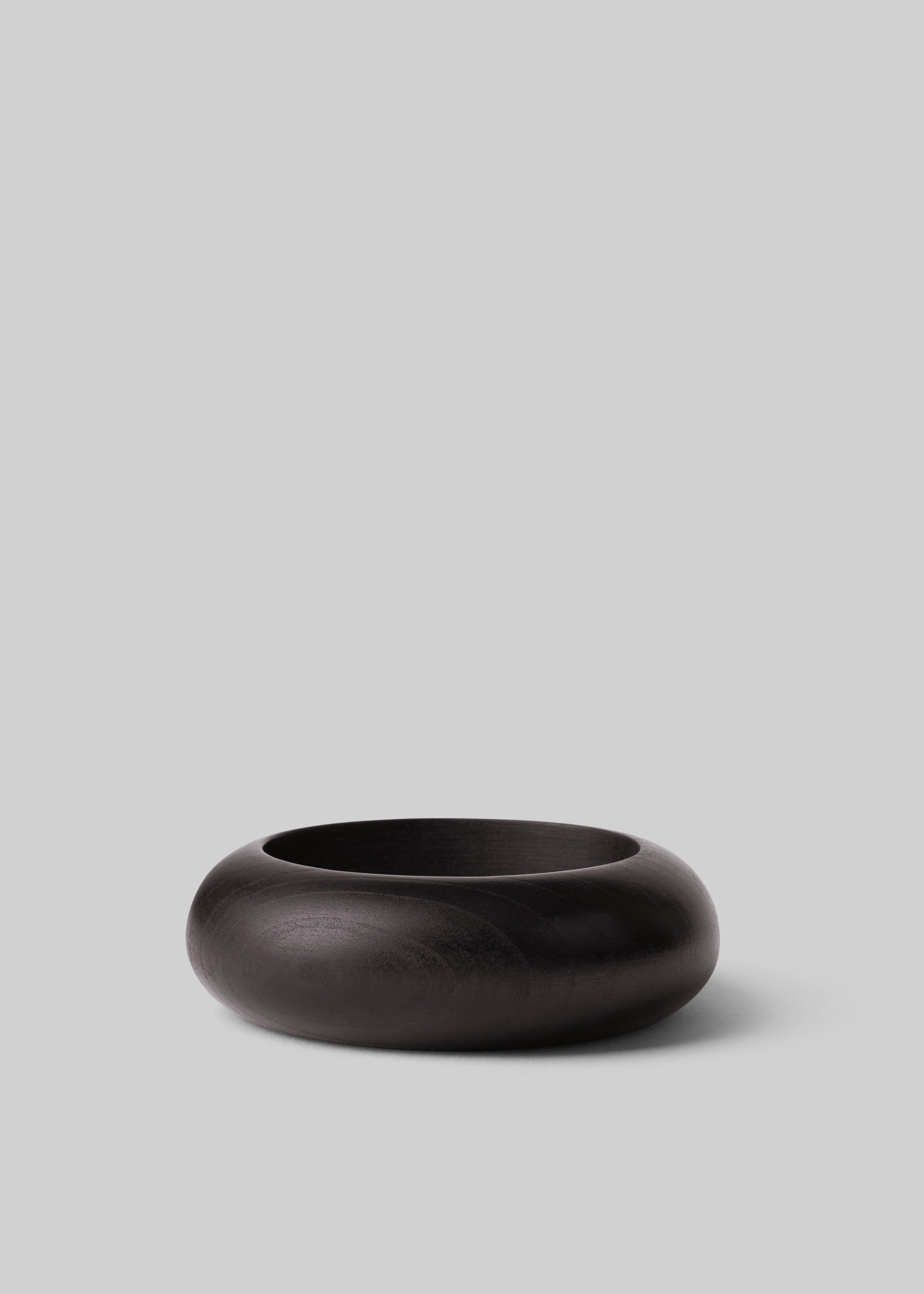 Romie Objetti x The Frankie Shop Round Bangle - Dark Brown - 1